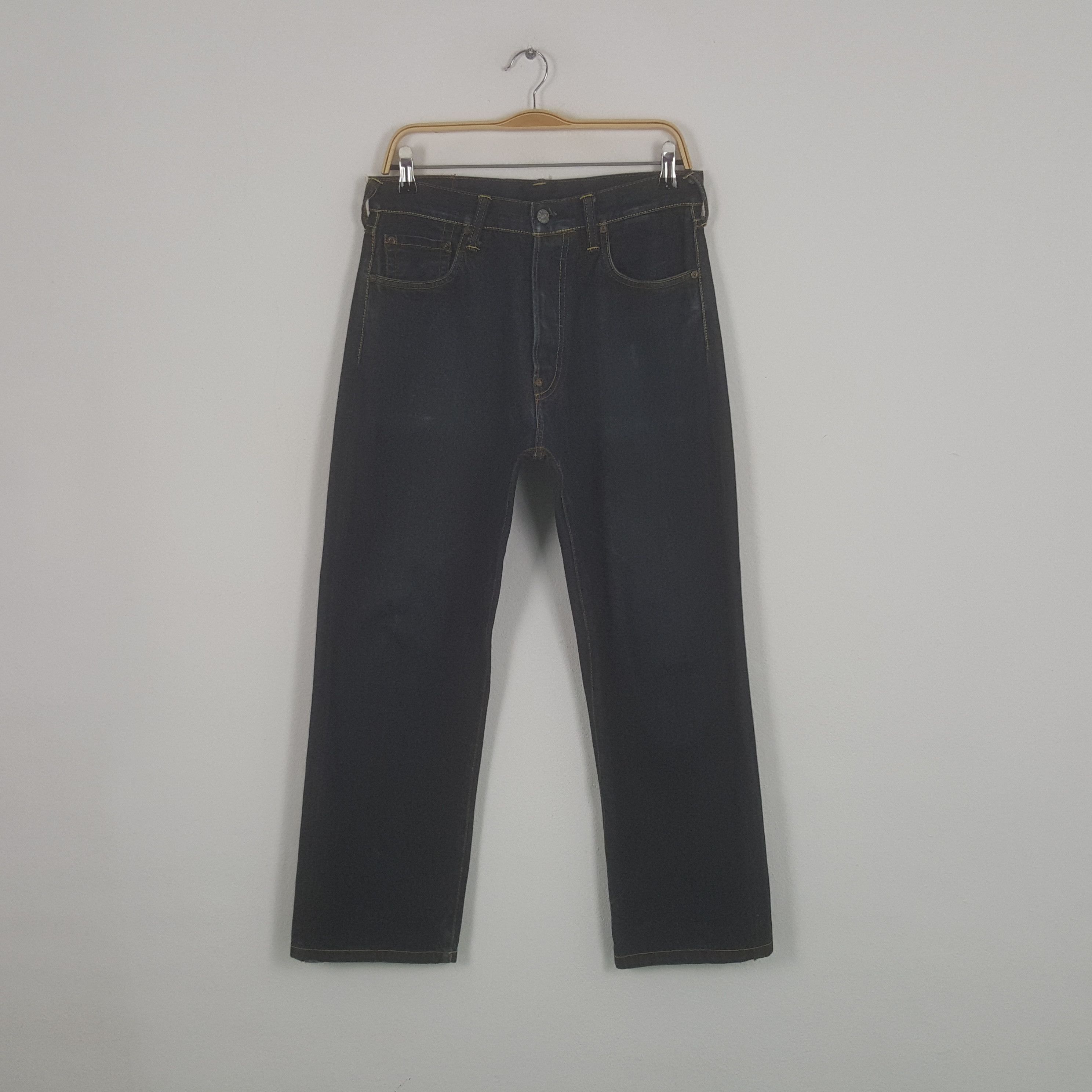 Evisu × Vintage Vintage Evisu Japanese Brand Daicock Art Denim Jeans Size US 31 - 3 Thumbnail