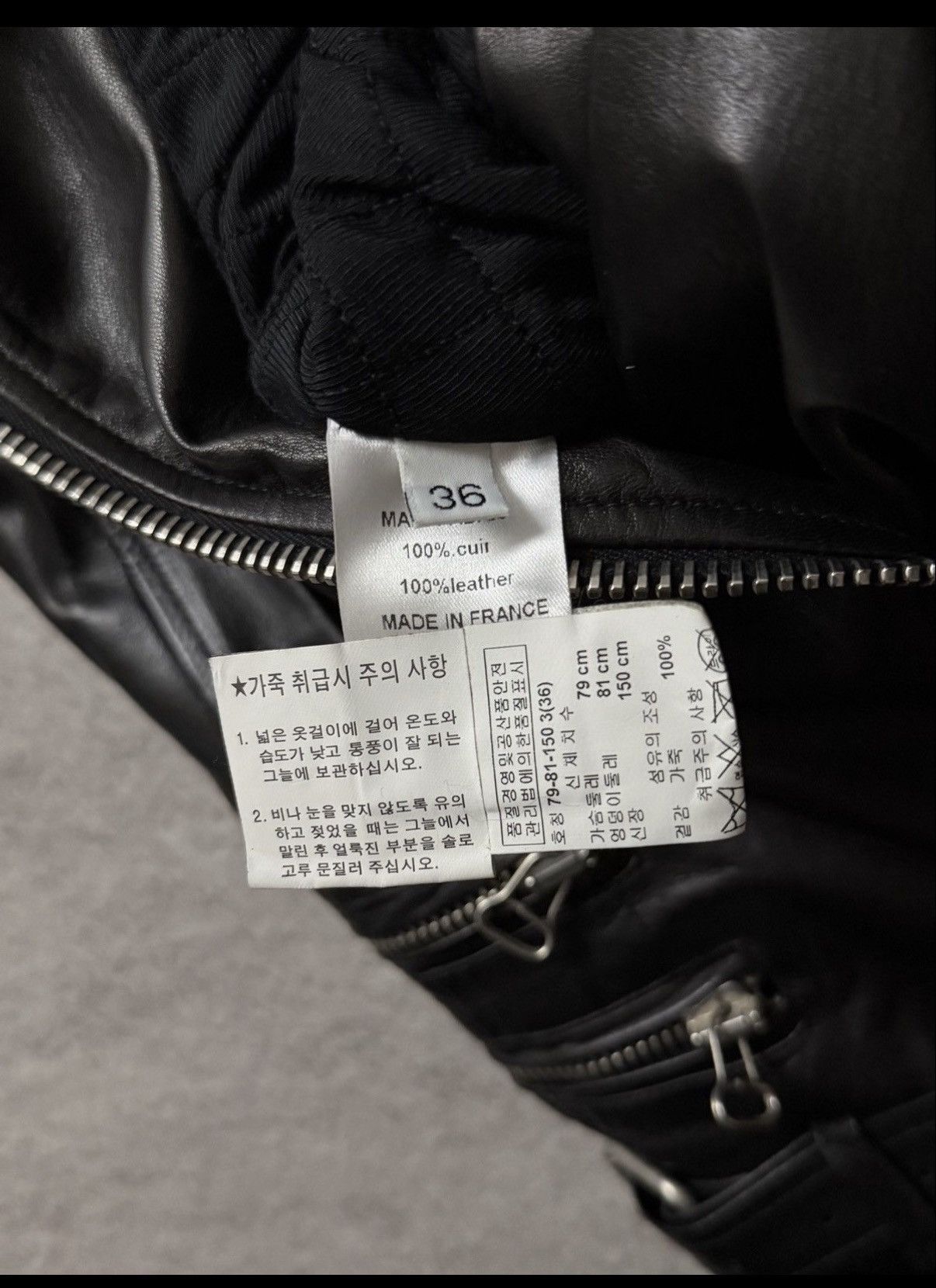 Balmain Balmain FW09 Leather Rider by Christophe Decarnin Size XS / US 0-2 / IT 36-38 - 11 Thumbnail