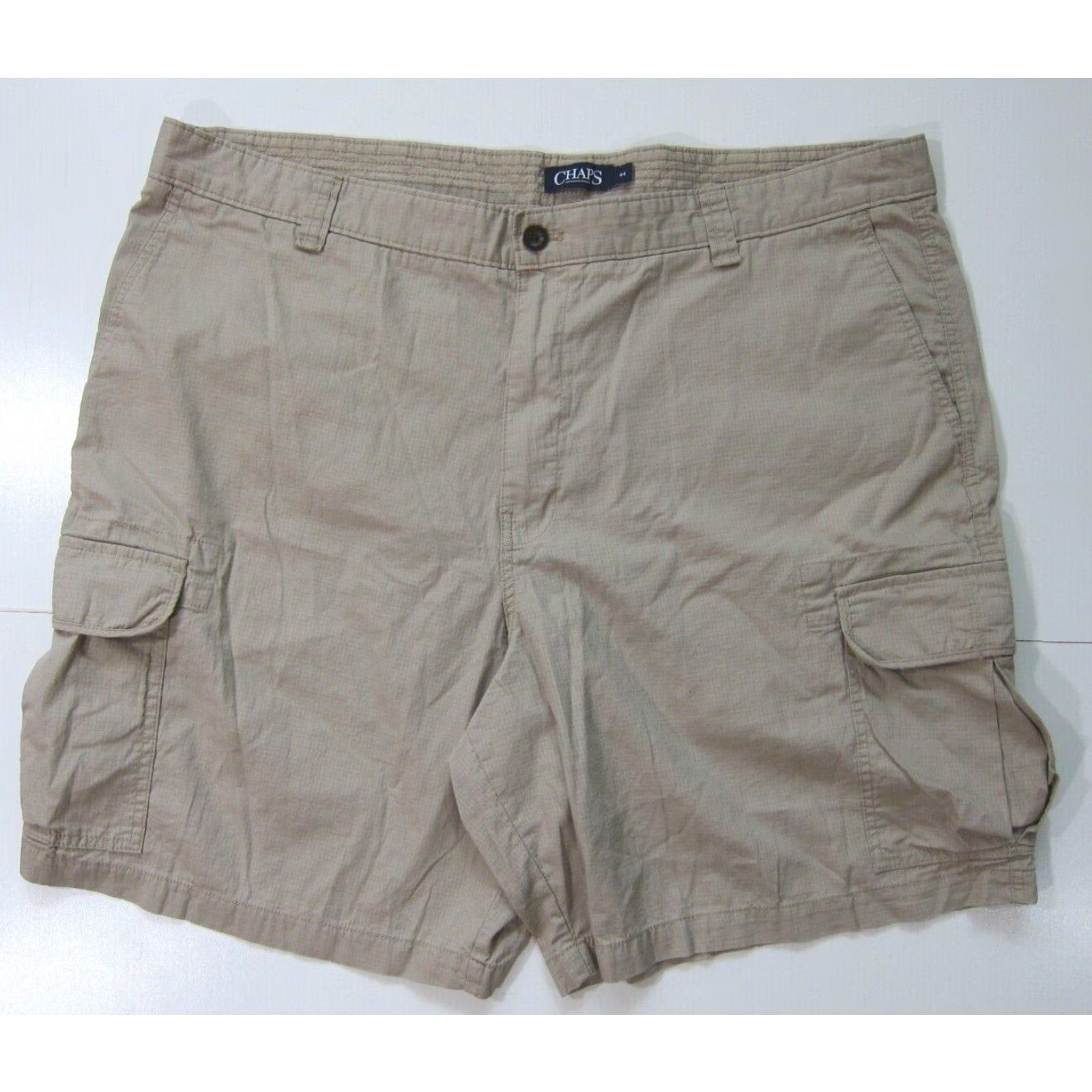 Chaps Chaps Ralph Lauren 100% Cotton Brown Cargo Short Men 44 Pocket Traveled Hike Camp Travel Brown 80s 90s Mens Size US 44 / EU 60 - 2 Thumbnail