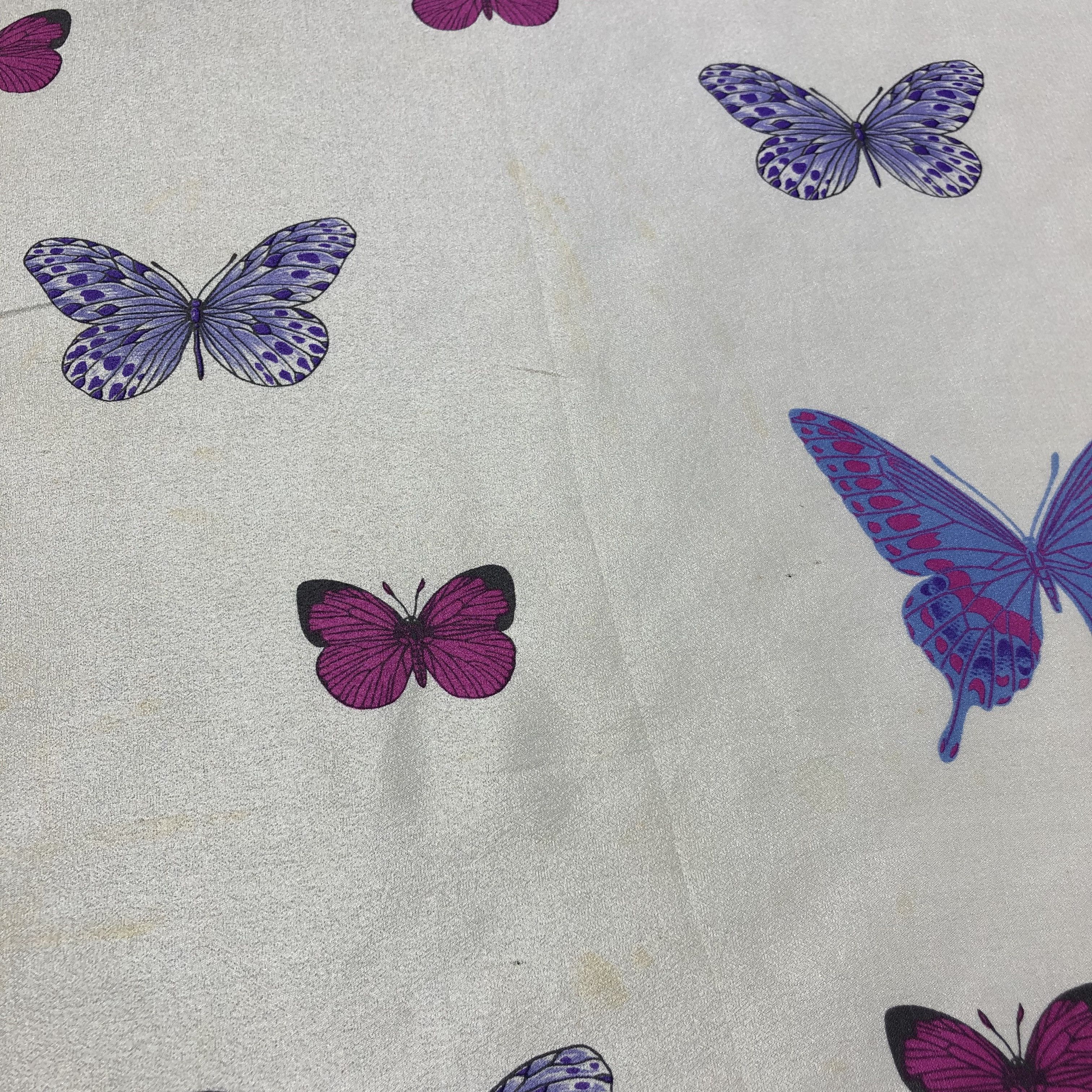Hanae Mori Hanae Mori Butterflies Silk Scarf M651 Size ONE SIZE - 5 Thumbnail
