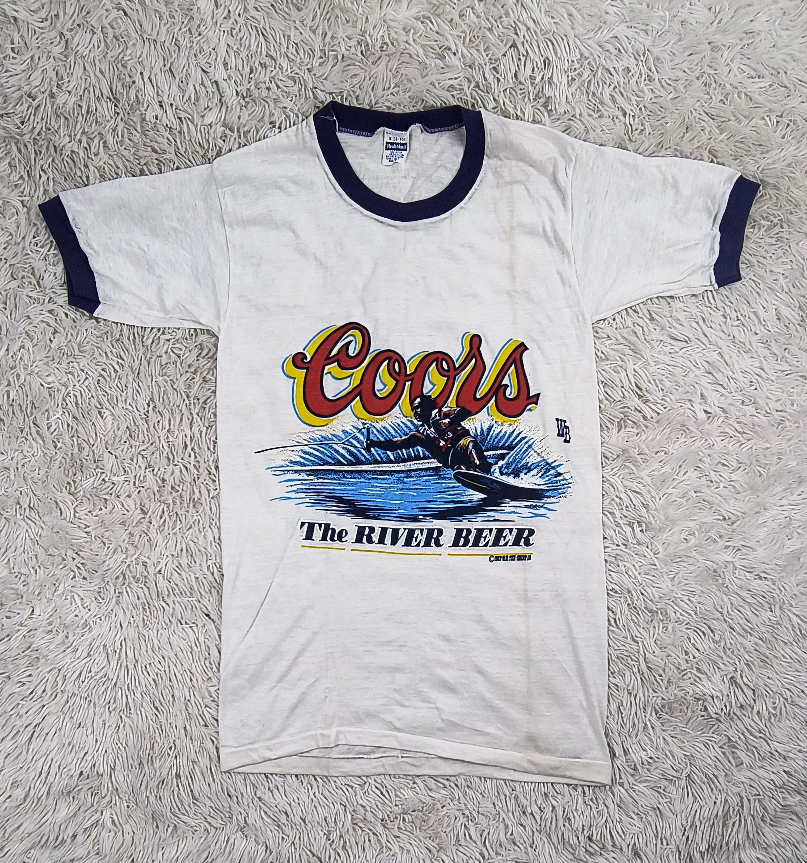 Vintage Vintage Coors the river beer 1982 tee Size US M / EU 48-50 / 2 - 2 Thumbnail