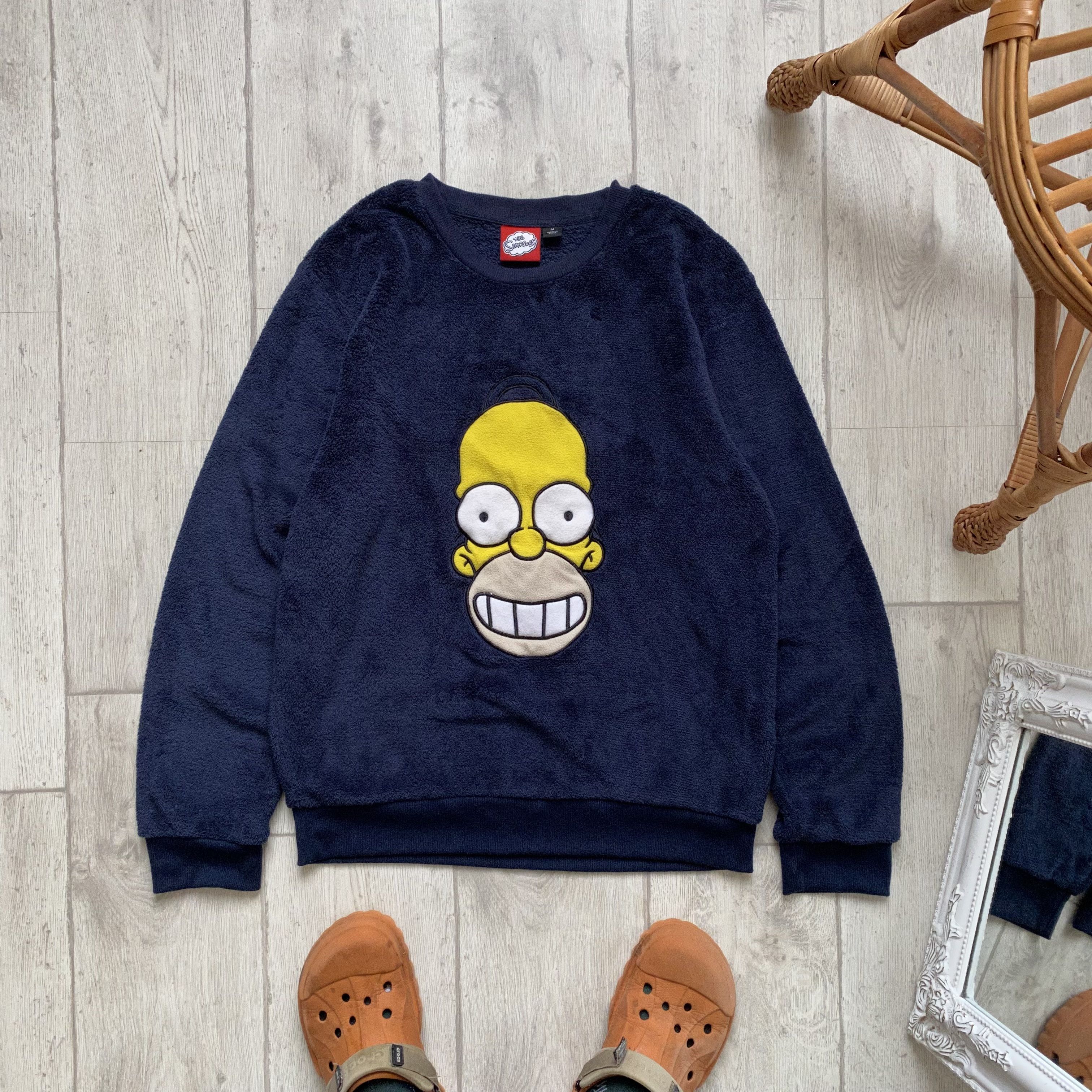 Cartoon Network The Simpsons Fleece Sweatshirt Embroidery Homer logo Size US M / EU 48-50 / 2 - 1 Thumbnail