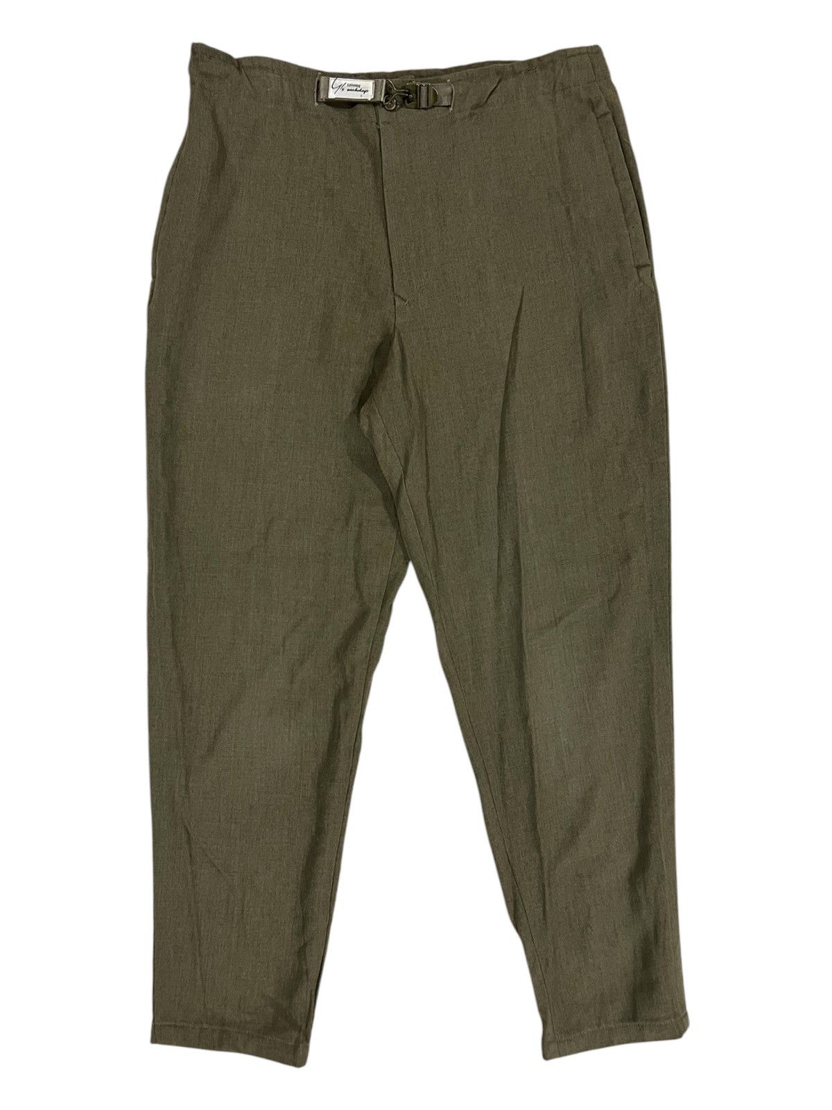 Yohji Yamamoto ARCIEVE 1980s Yohji Yamamoto Workshop Hook J-Cut Wool Pants Size US 32 / EU 48 - 2 Thumbnail