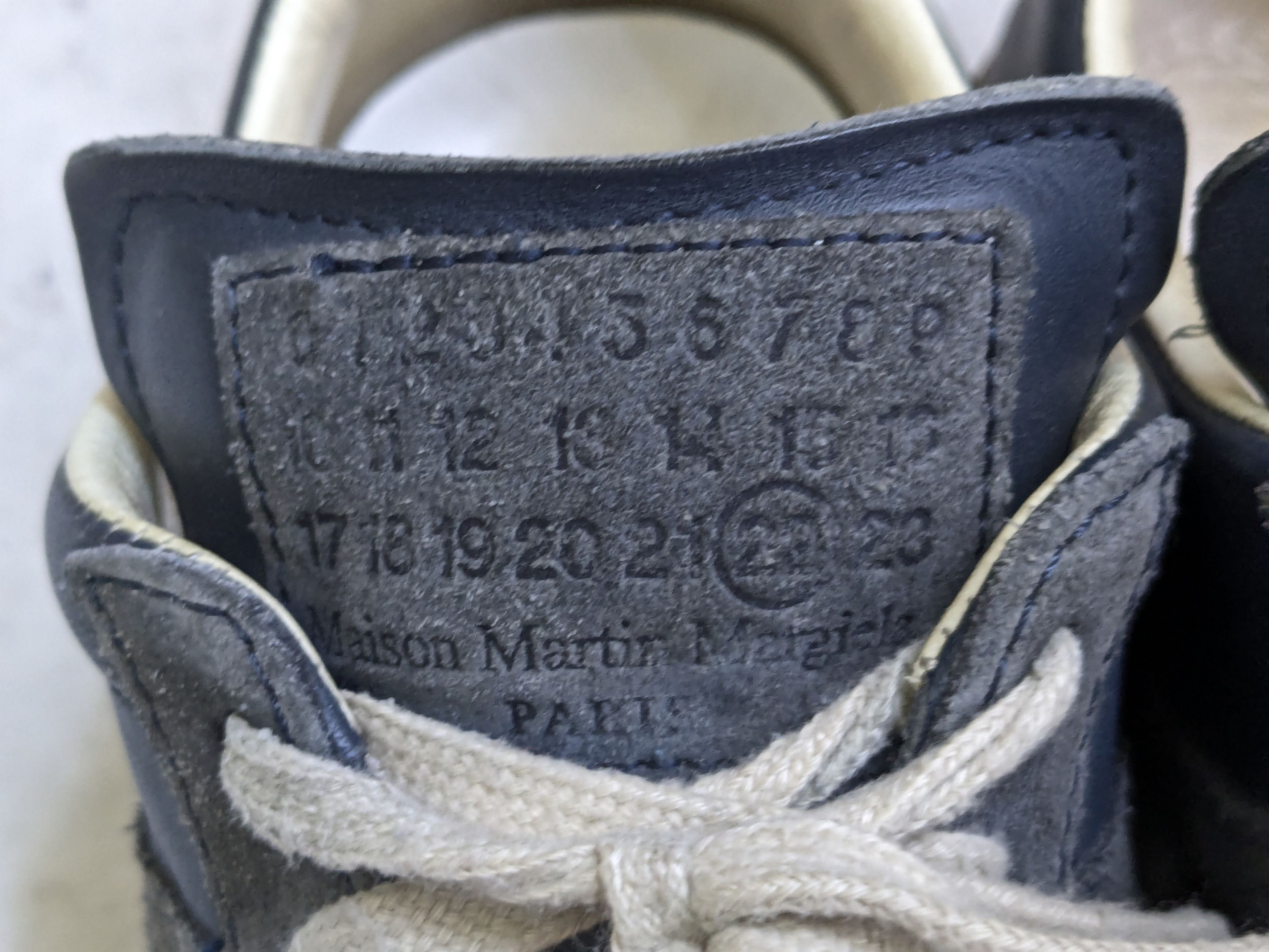 Maison Margiela Maison Margiela Replica GAT Navy Blue 7 40 Low Tops Size US 7 / EU 40 - 8 Thumbnail