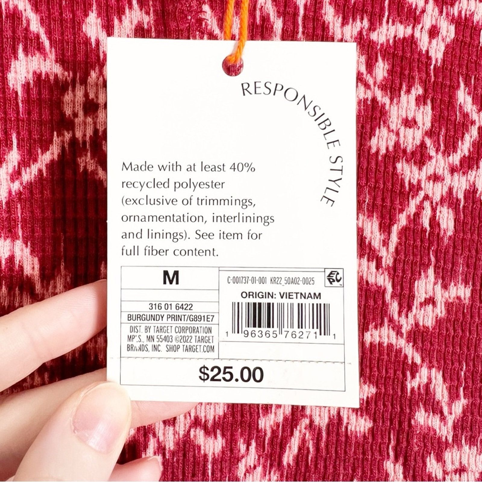 Target Basics New with Tag Women’s Knox Rose Floral Thermal Long Sleeve Size M / US 6-8 / IT 42-44 - 10 Thumbnail