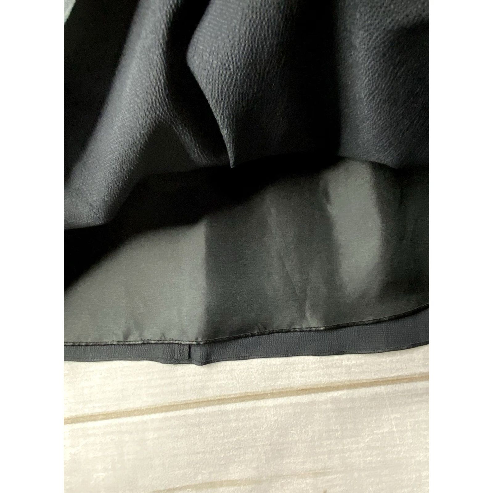 Vintage Jenny Yoo Dress Womens 6 Black One Shoulder Cocktail With Sash V Side Zip Satin Dress Size M / US 6-8 / IT 42-44 - 6 Thumbnail