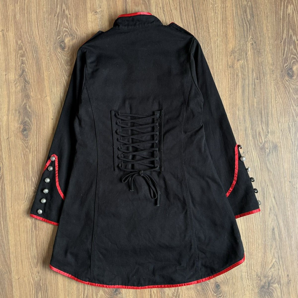 Other Living Dead Souls Gothic Vampire Napoleon Jacket Corset Size M / US 6-8 / IT 42-44 - 5 Thumbnail