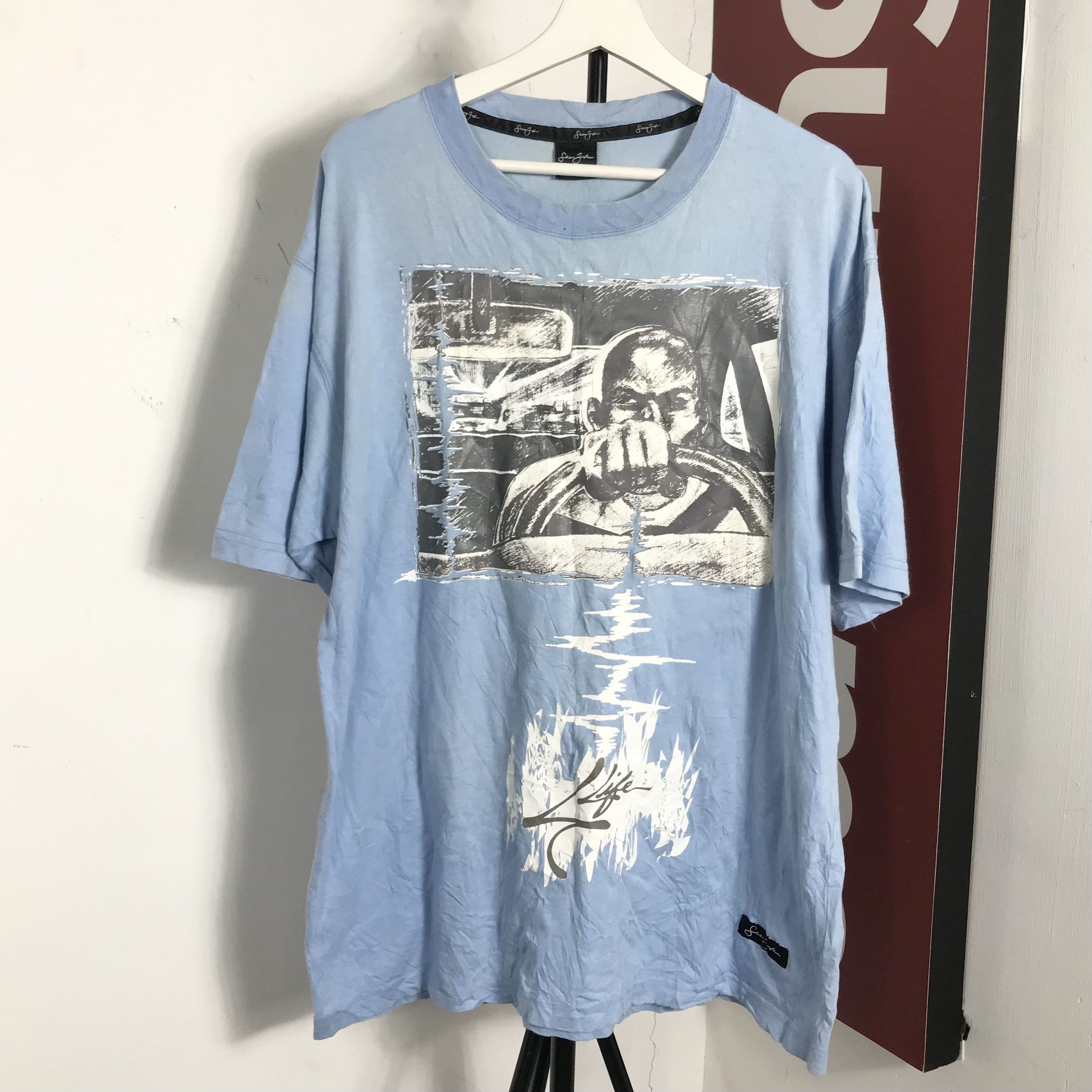 Vintage sean john streetwear hiphop clothing tupac shirt