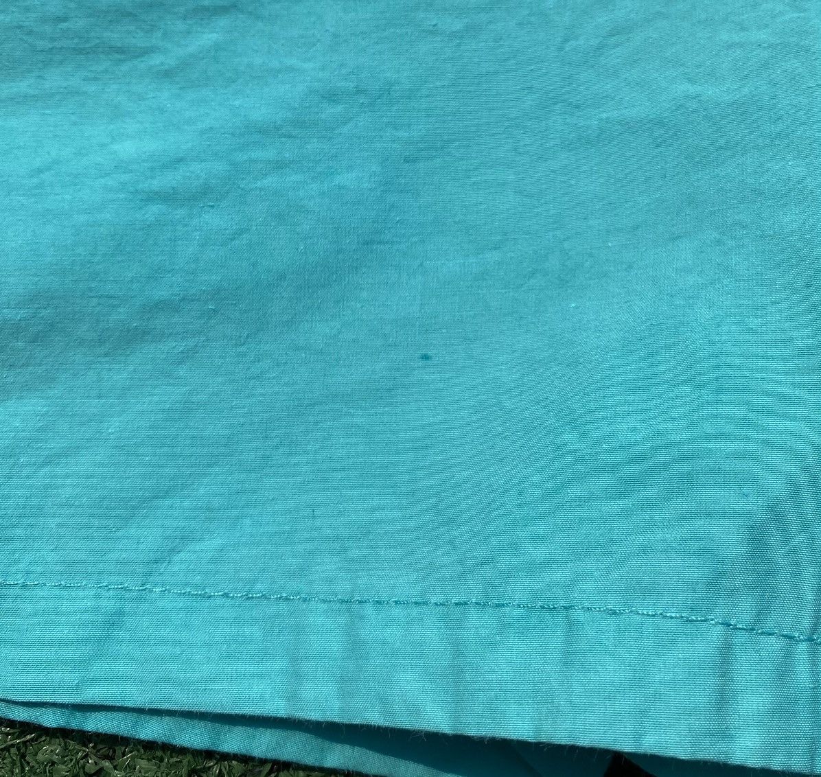 Lacoste Vintage 90’s Izod Lacoste Aqua Blue Lined Swim Trunk Shorts Size US 40 / EU 56 - 7 Thumbnail