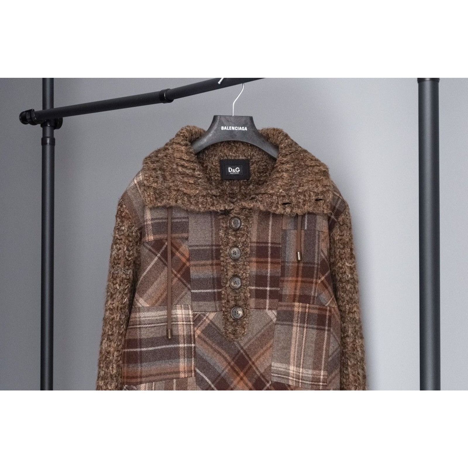 Dolce & Gabbana Dolce gabbana 90s knitted wool button turtleneck sweater Size US M / EU 48-50 / 2 - 2 Thumbnail