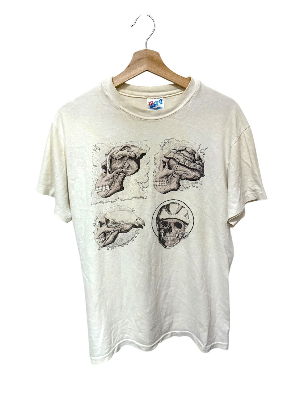 Vintage Vintage 90s Bike Helmet Skull Primal Wear Hammer Heads Shirt Size US M / EU 48-50 / 2 - 1 Thumbnail