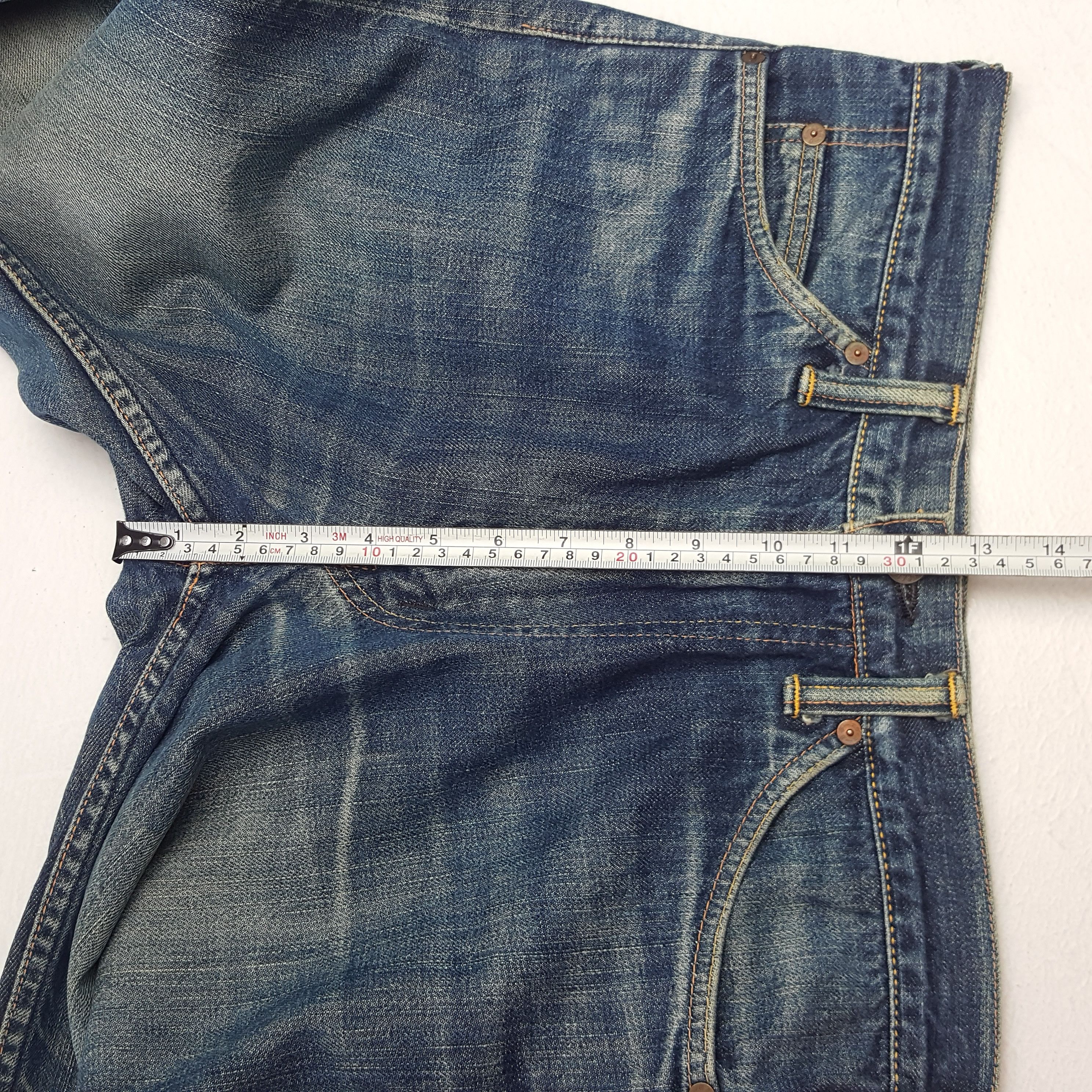 Japanese Brand × Vintage Vintage Evisu Yamane Japanese Brand Custom Denim Jeans Size US 31 - 10 Thumbnail