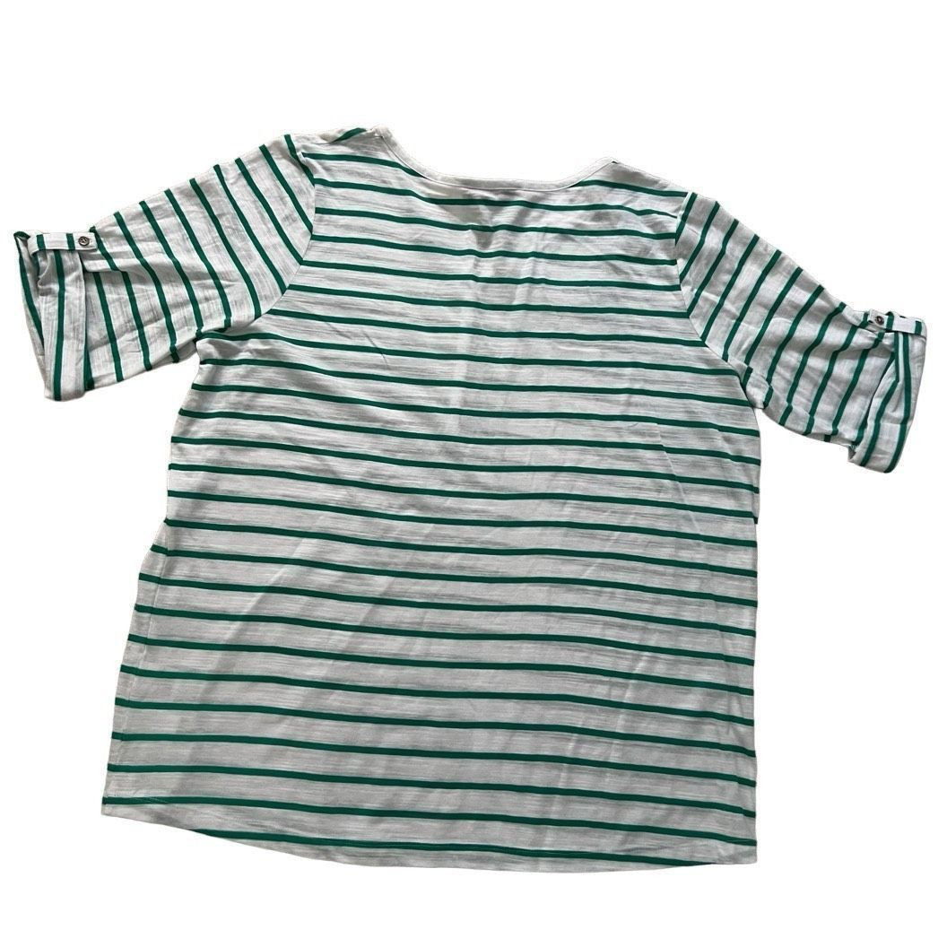 Jones New York Jones New York stripped short sleeve tee size 1X Size XL / US 12-14 / IT 48-50 - 7 Thumbnail