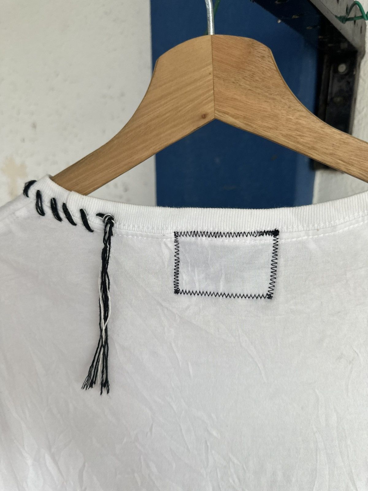 Maison Margiela Maison Special Abstract Hand-Printed Oversized Stitched Tee Size US M / EU 48-50 / 2 - 16 Thumbnail