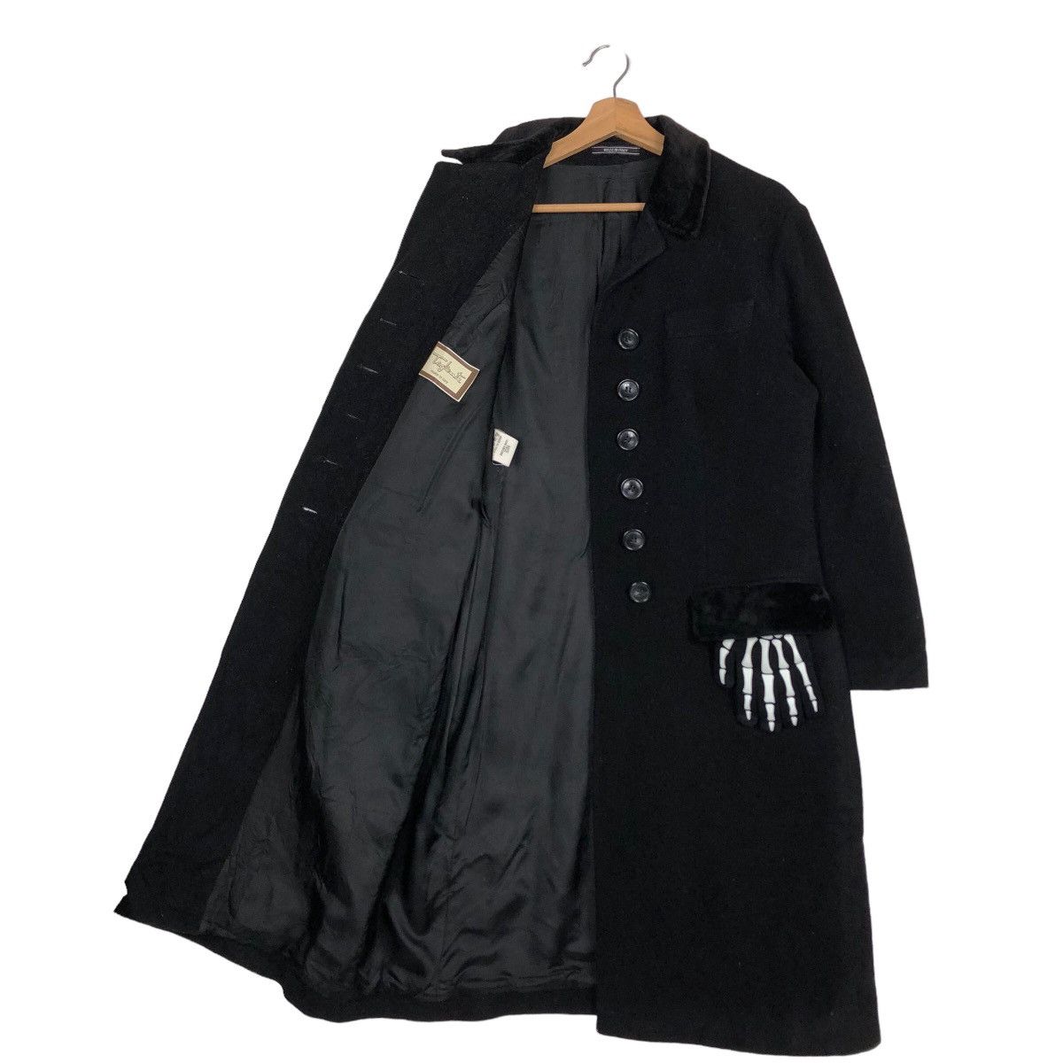 Japanese Brand 🔥Luxury Pick Long Wool Jacket Tagliente Made in Italy Size US M / EU 48-50 / 2 - 9 Thumbnail