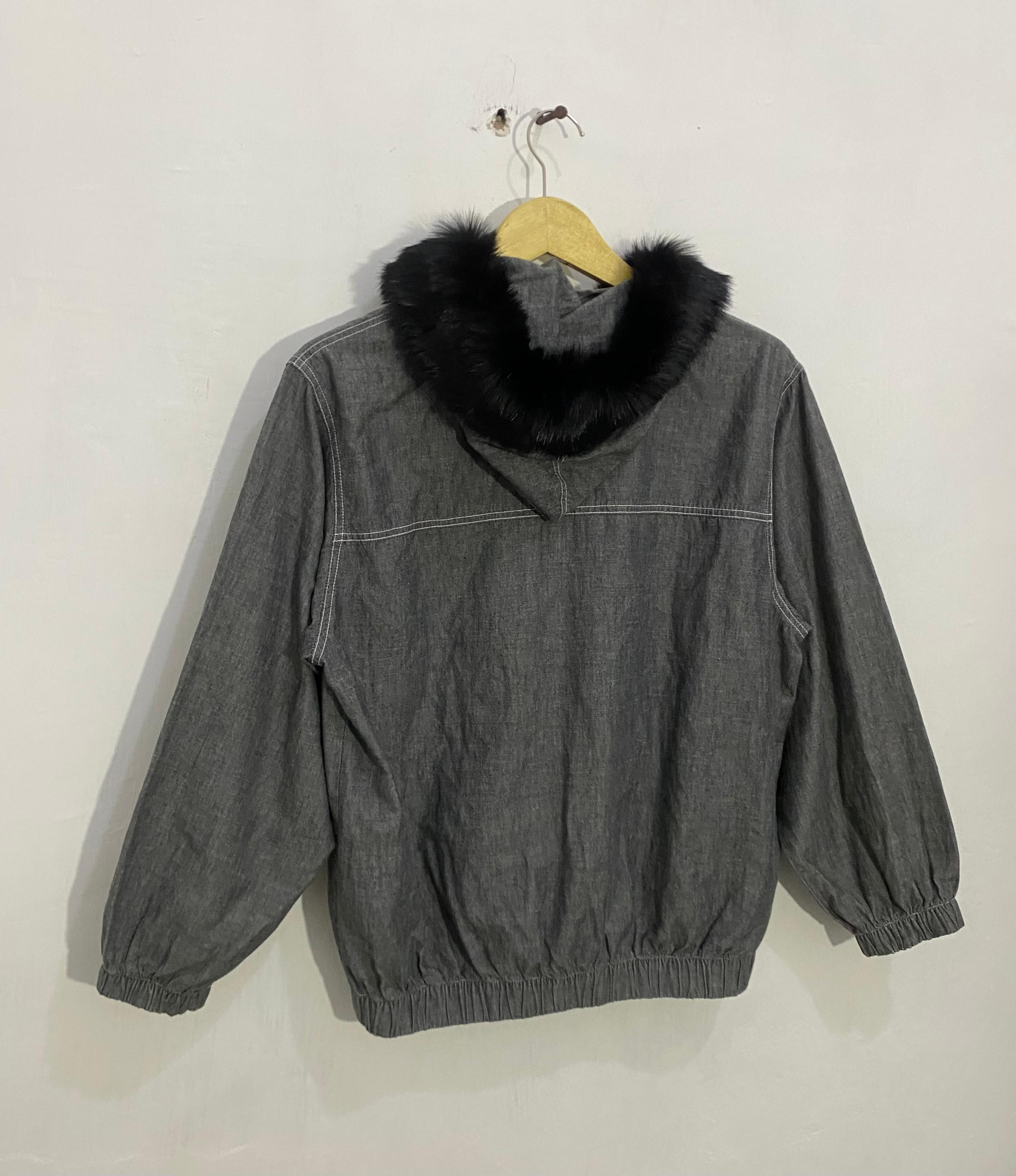 Yves Saint Laurent Yves Saint Laurent Fur Zipper Hoodie LGB Style Size US M / EU 48-50 / 2 - 10 Thumbnail