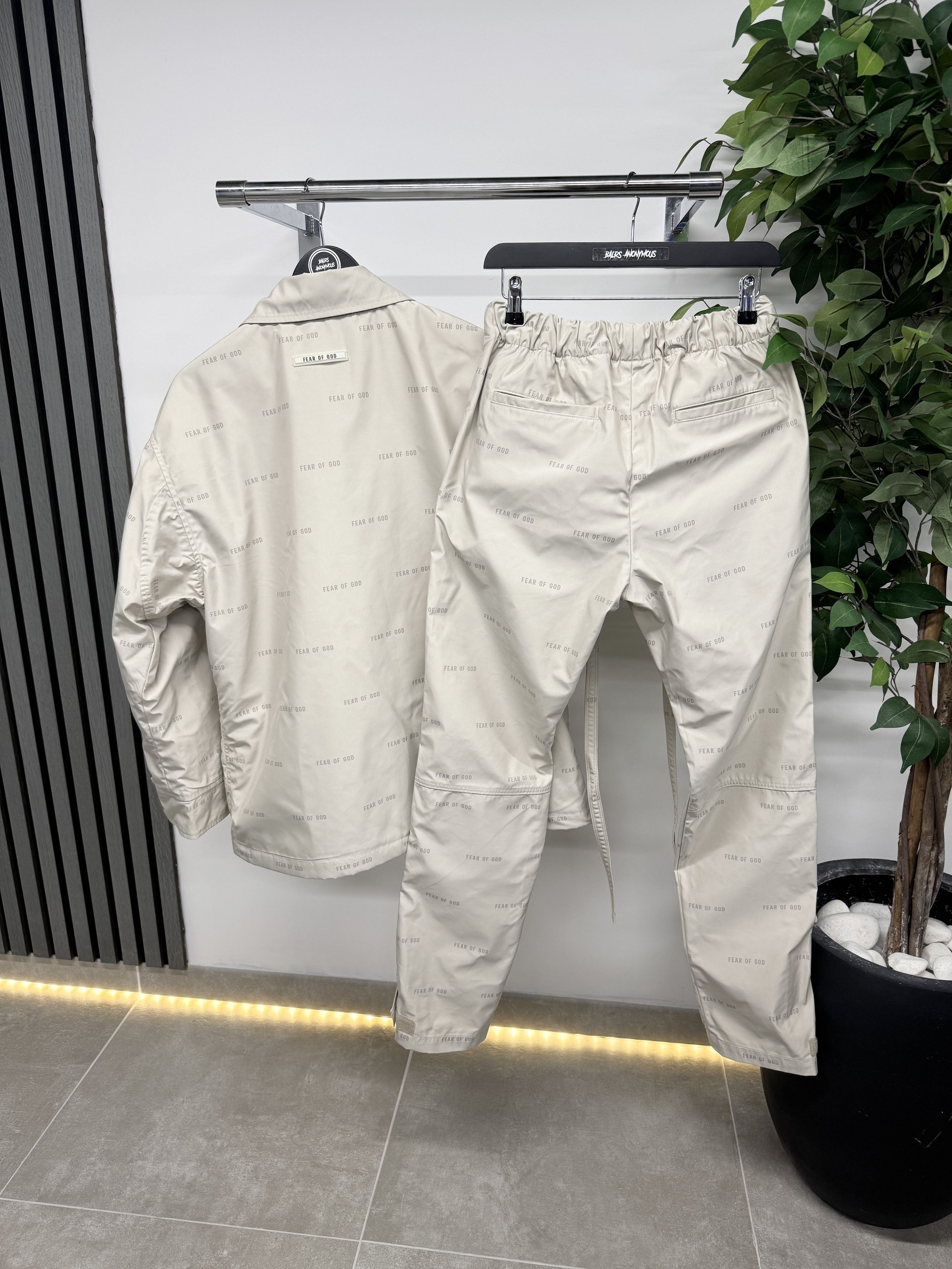 Fear of God Fear Of God All Over Print Track Jacket In Beige RRP £1135 Size US S / EU 44-46 / 1 - 4 Thumbnail