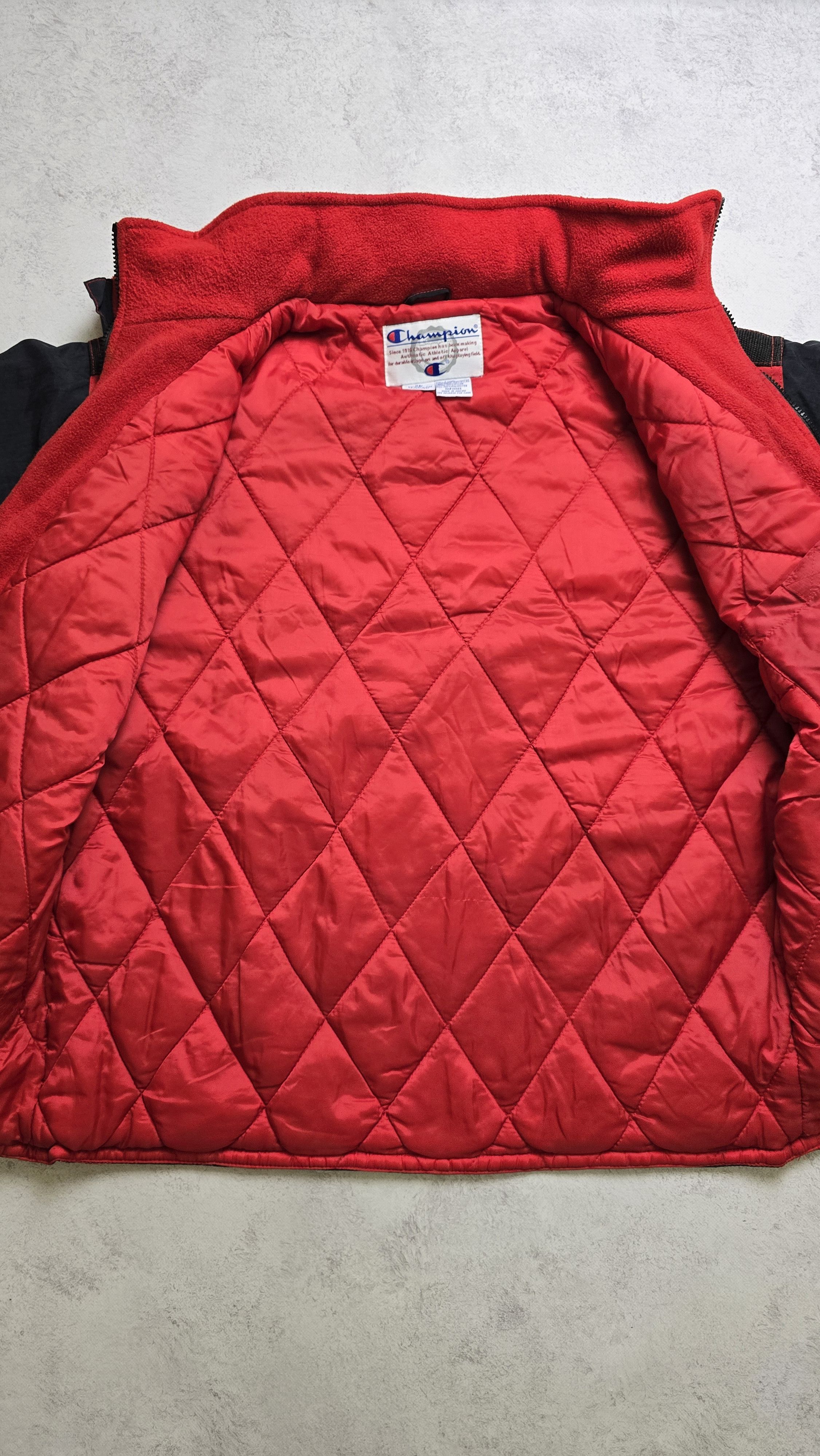 Champion VTG 90's Chicago Blackhawks Embroidered Zip Up Jacket Size US XL / EU 56 / 4 - 18 Thumbnail