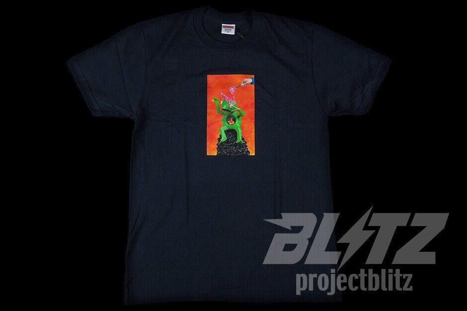 Supreme SS17 SUPREME MIKE HILL BRAIN TEE T-SHIRT NAVY L LARGE 2017 Size US L / EU 52-54 / 3 - 2 Thumbnail