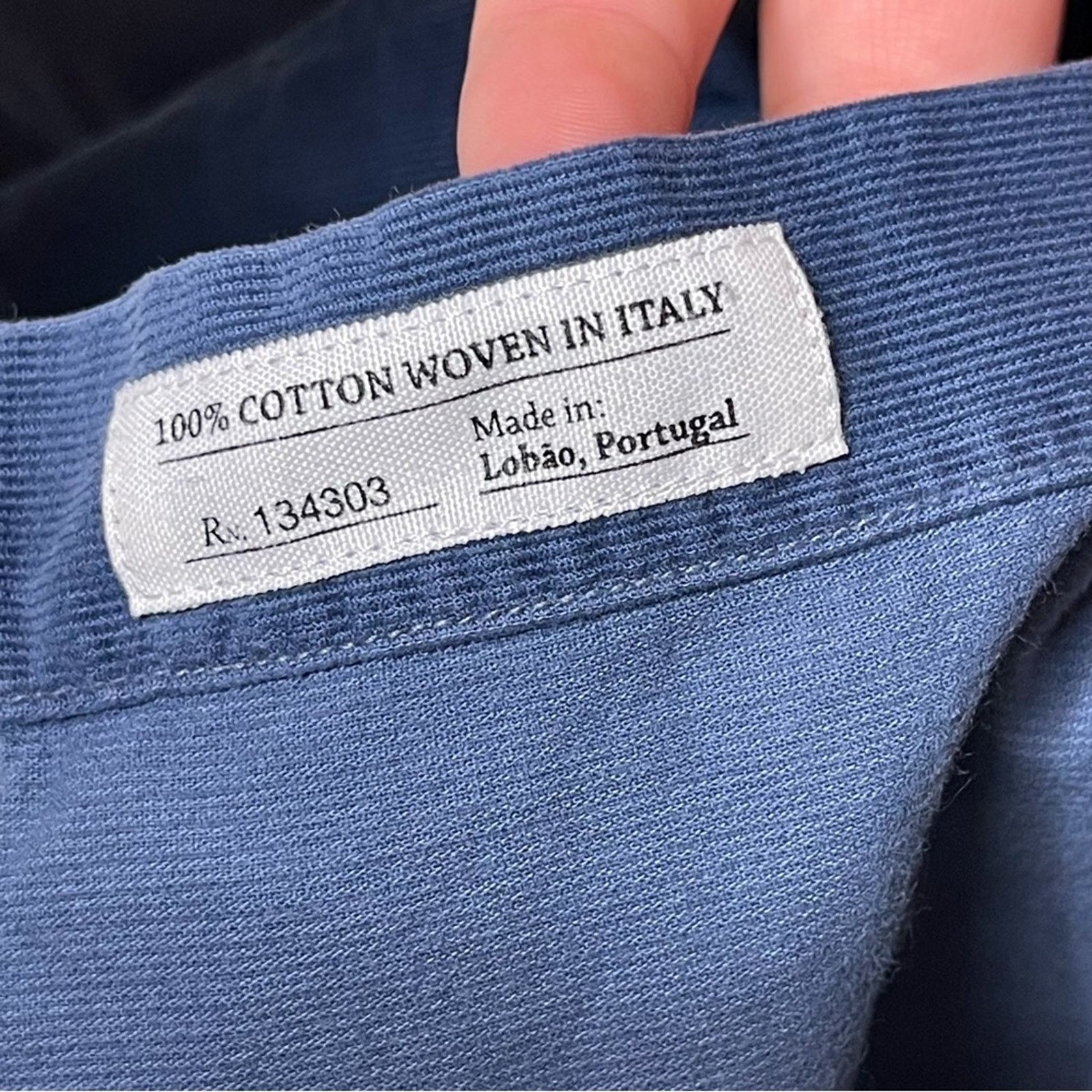 Brooklyn Tailors Brooklyn Tailors Blue corduroy snap button collared shirt XL Size US XL / EU 56 / 4 - 9 Thumbnail