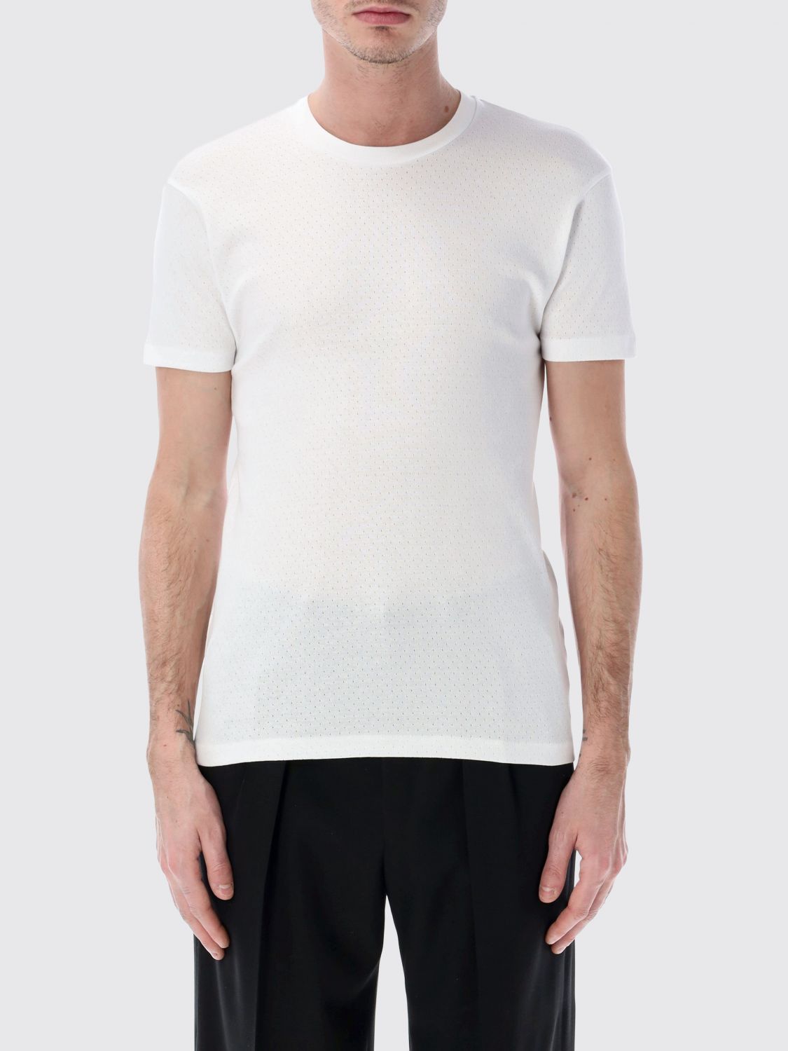 Tom Ford Tom Ford T-Shirt Men White Size US XXL / EU 58 / 5 - 1 Thumbnail