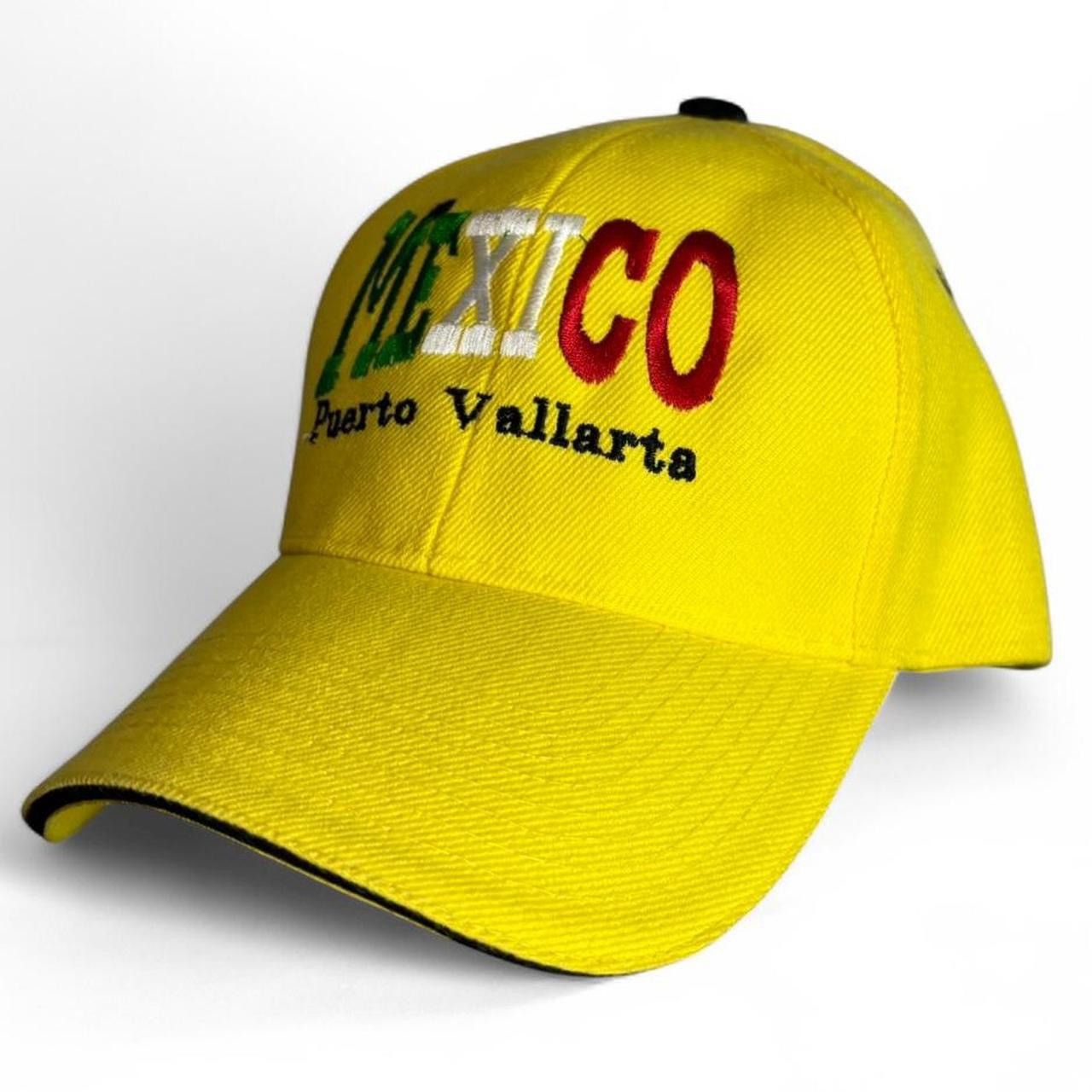 Other Mexico Puerto Vallarta Yellow Embroidered Cap Hat One Size Size ONE SIZE - 2 Thumbnail