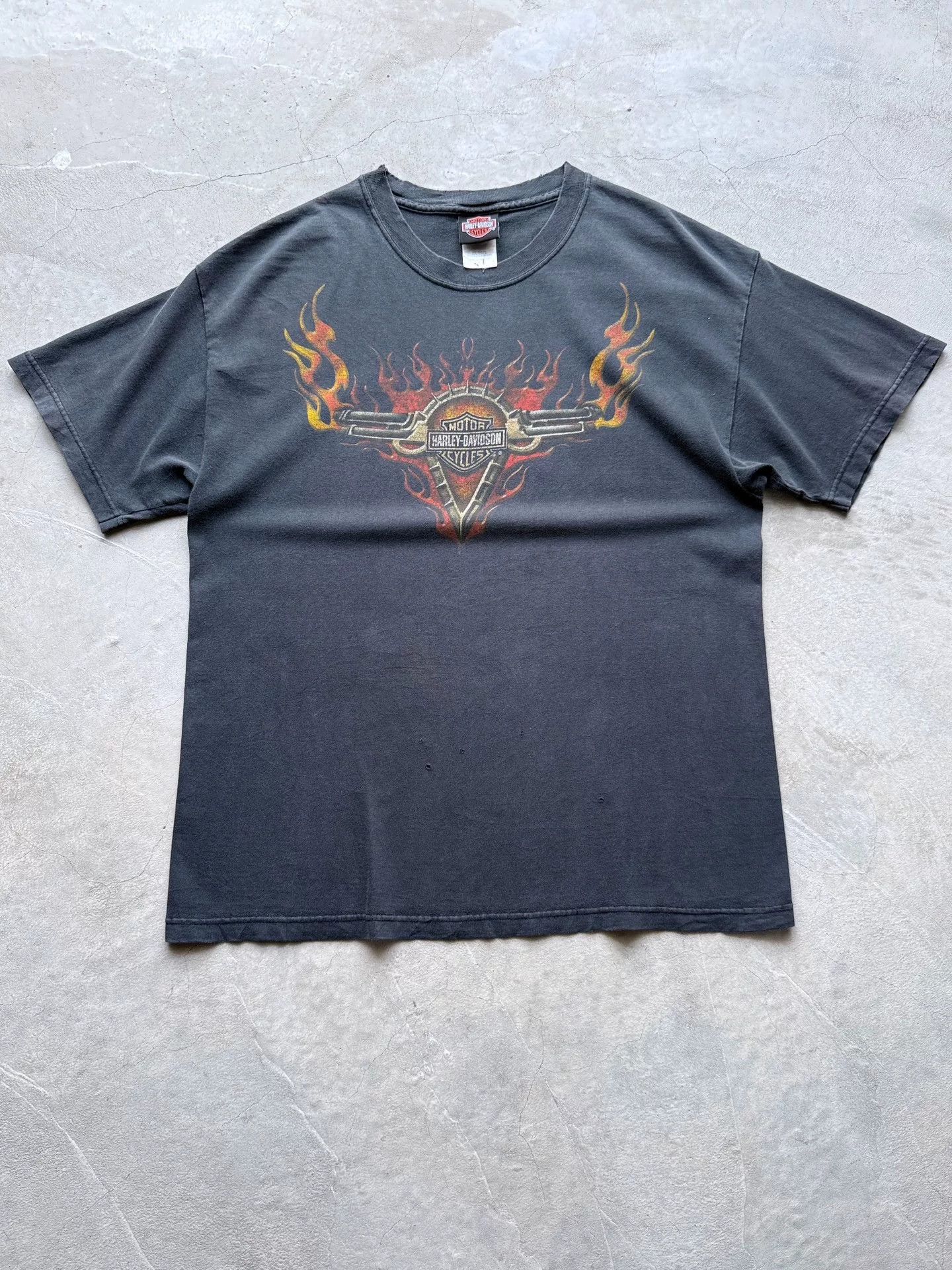 Vintage Vintage 2002 Harley Davidson Kansas Choppers Tee Size US L / EU 52-54 / 3 - 1 Thumbnail