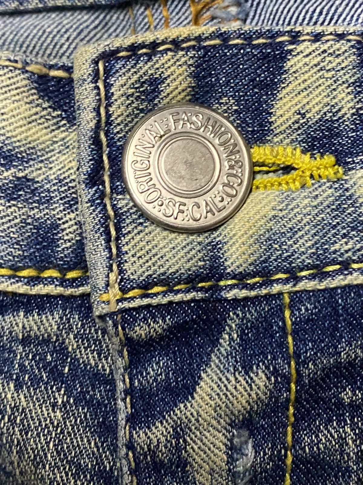 True Religion Vintage Japanese Brand Rusty Mud Wash Distressed Flare Jeans Size US 30 / EU 46 - 12 Thumbnail