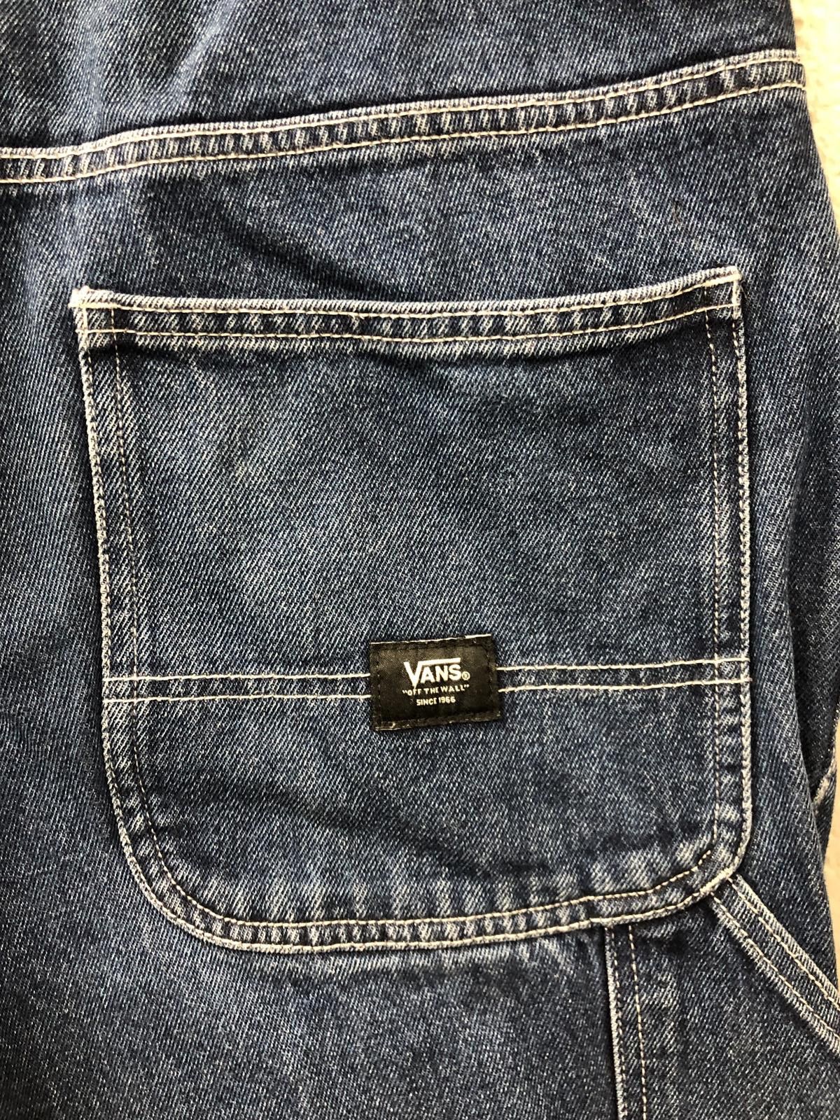 Vans Vans Casual Denim Cargo Pants - Stylish and Comfortable Size US 32 / EU 48 - 4 Thumbnail