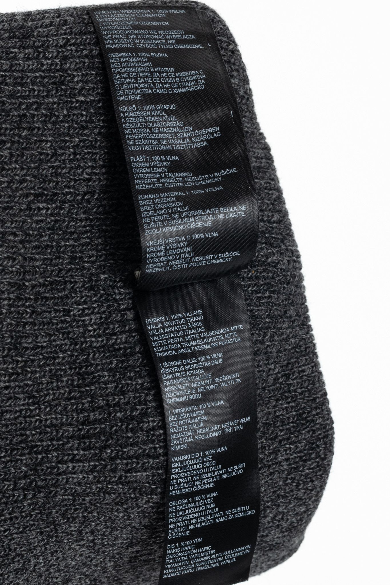 Canada Goose Canada Goose Arctic Black Heather Wool Logo Toque Size ONE SIZE - 10 Thumbnail