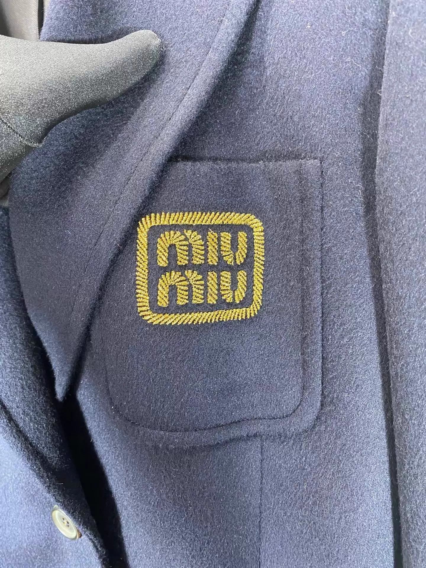 Miu Miu MIU MIU Logo Blazer Women's 38 New With Tags Size XS / US 0-2 / IT 36-38 - 9 Thumbnail