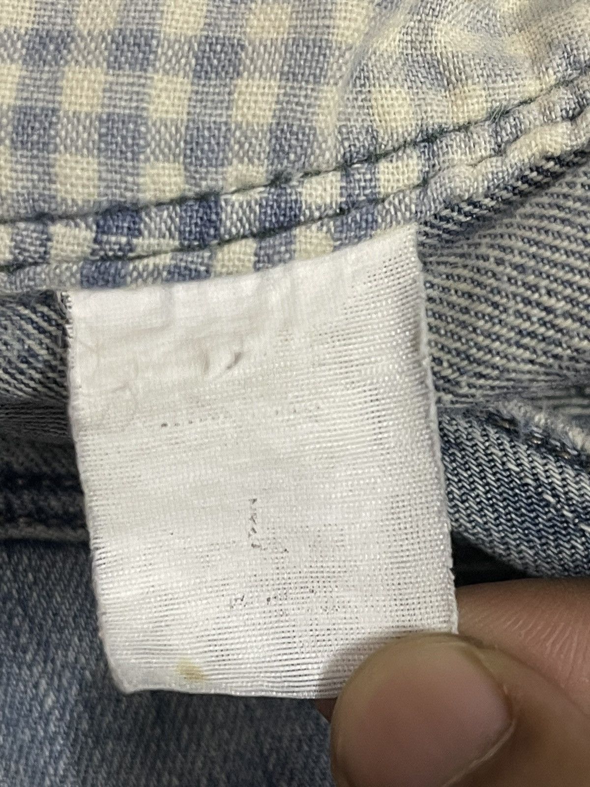 14th Addiction Vintage Japanese Brand Blue Faded Wash Carpenter Style Jeans Size US 31 - 9 Thumbnail