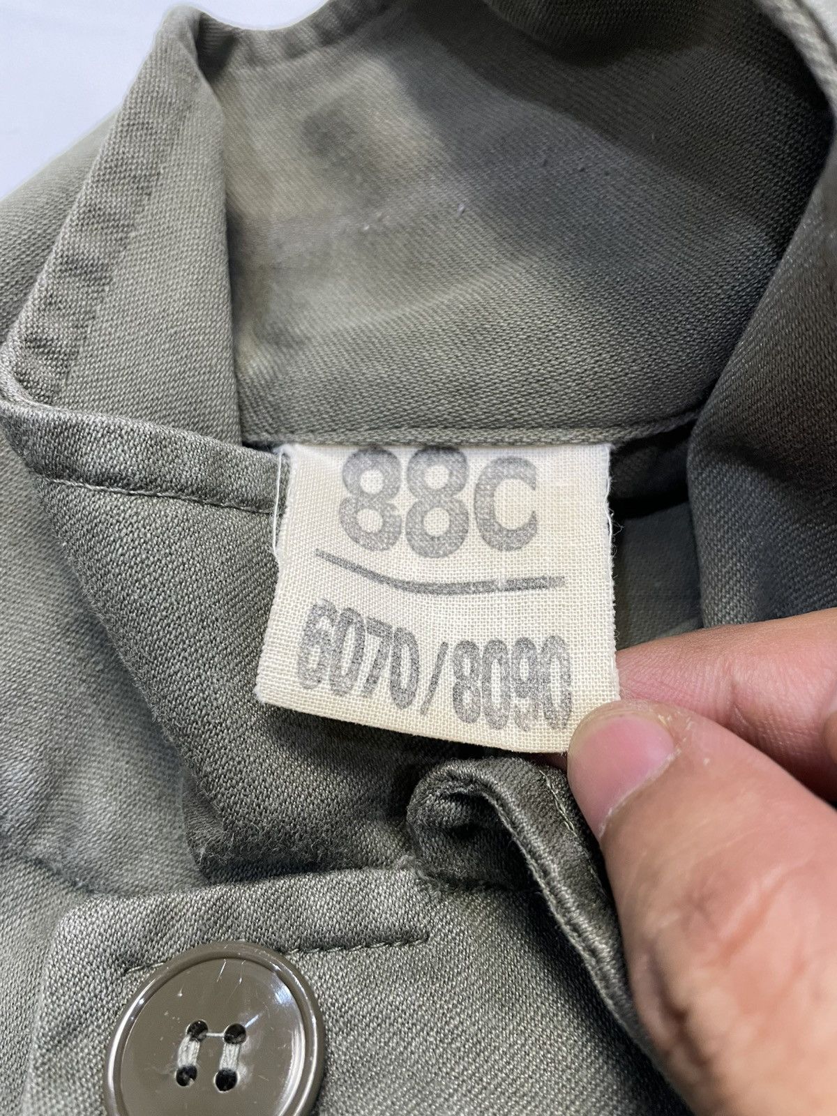 Vintage 60s Vintage French Army Military Olive M43 Jacket Size US S / EU 44-46 / 1 - 4 Thumbnail