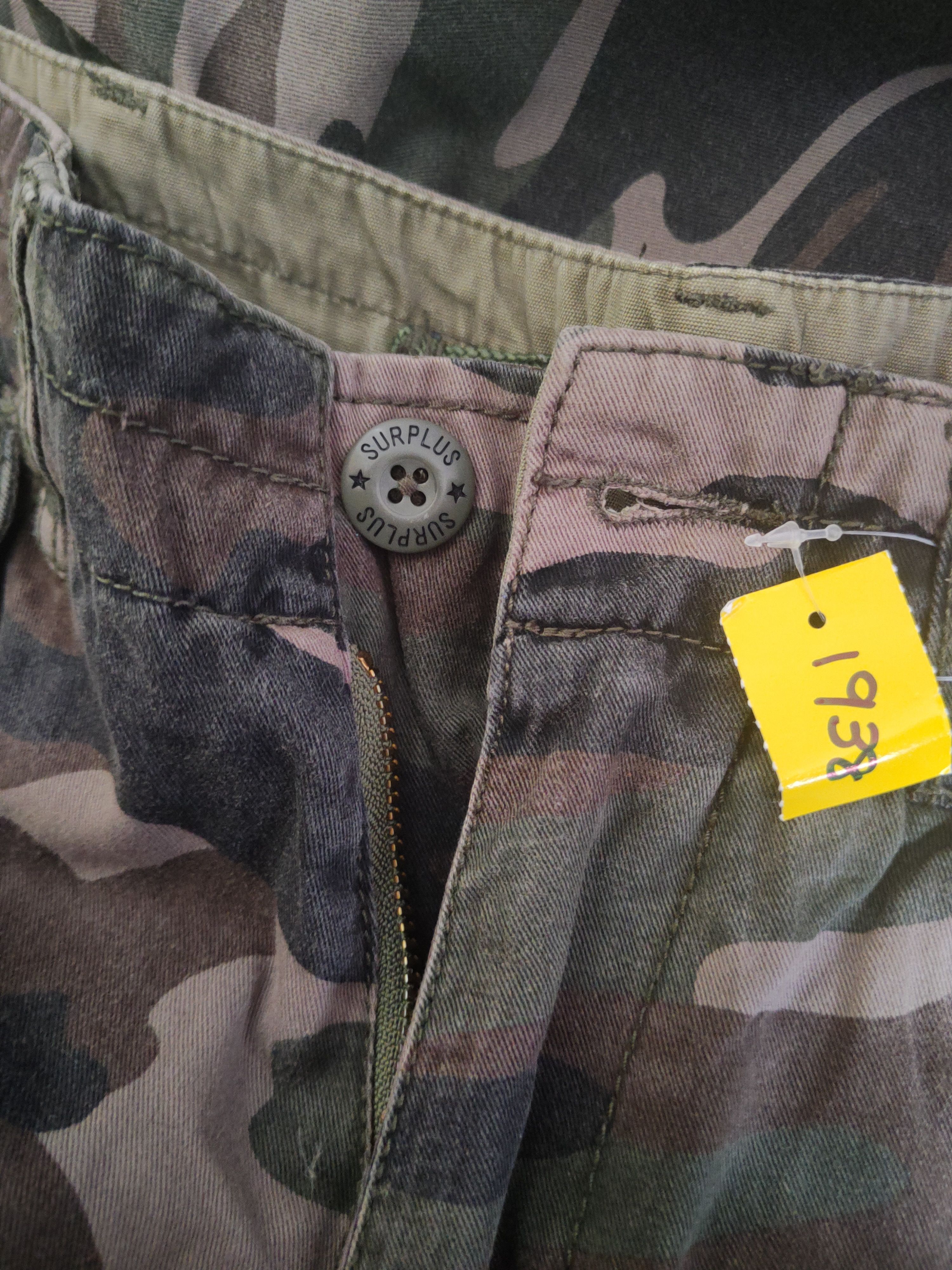 Surplus Research DL Surplus Camouflage Multipocket Cargo Pants #1938 Size US 30 / EU 46 - 15 Thumbnail