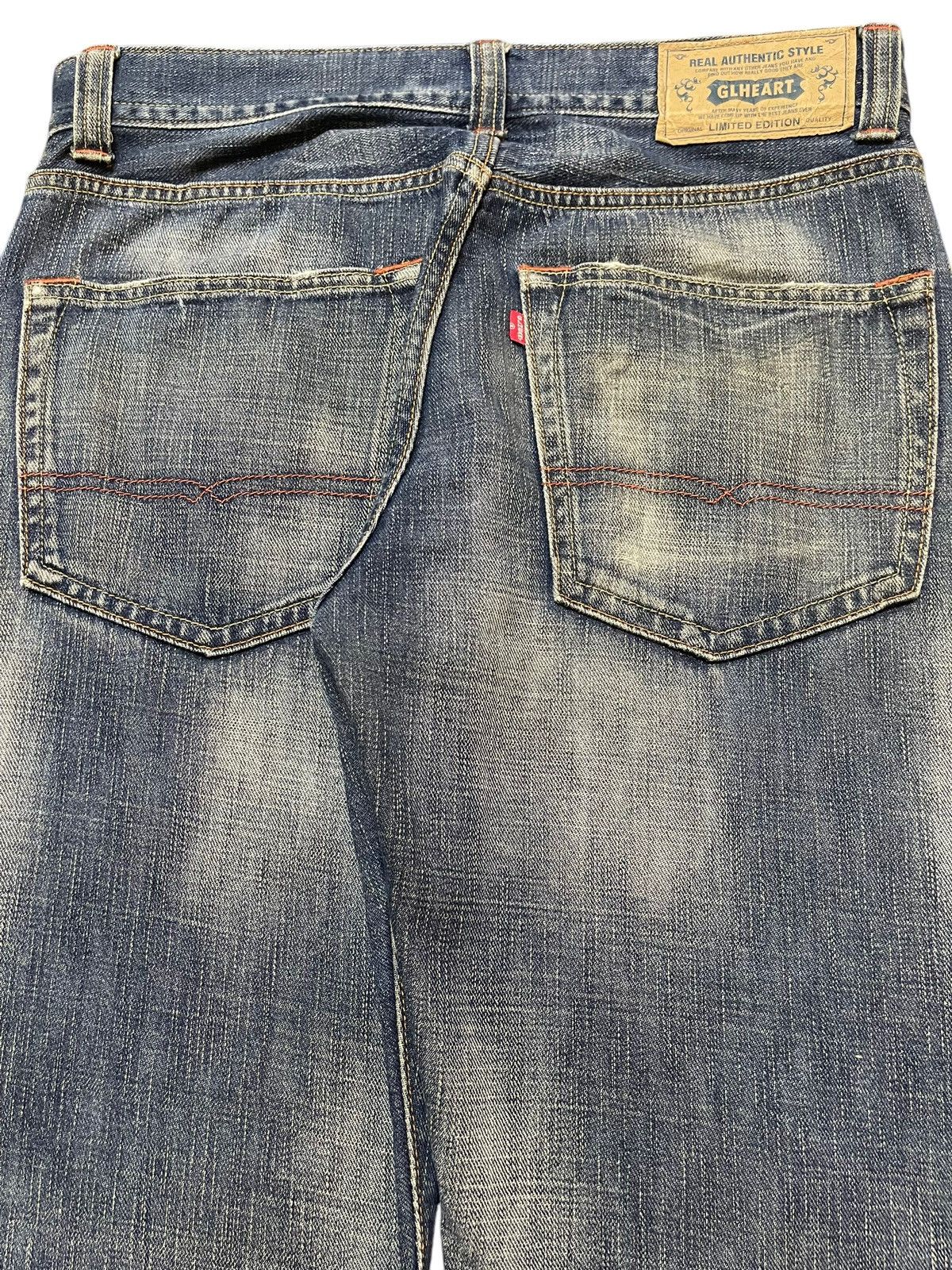 Kapital Vintage Japanese Brand Faded Wash Distress Style Jeans Size US 32 / EU 48 - 6 Thumbnail