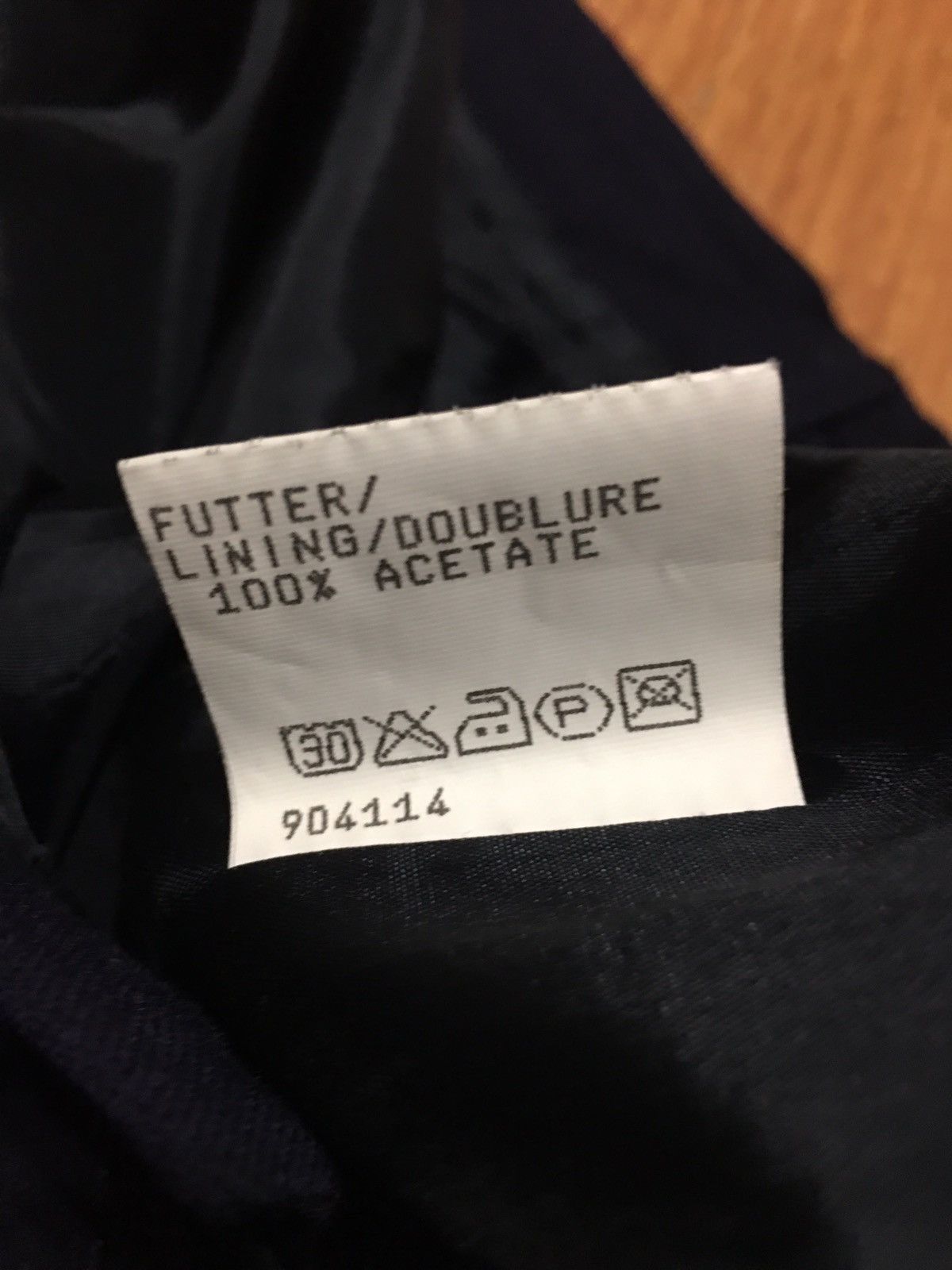 Givenchy × Vintage Givenchy Vintage Dark Blue Wool Blend Long Skirt US16 EU46 Size 38" / US 16 / IT 52 - 12 Thumbnail