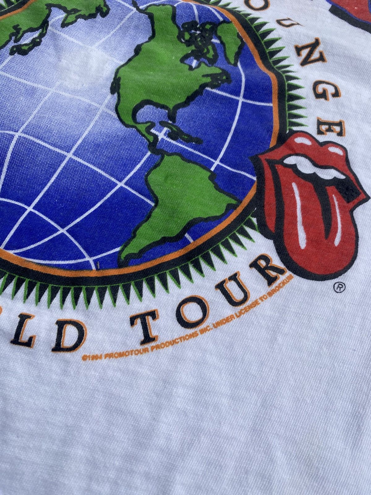Band Tees Vintage 1994 Rolling Stones Tour Band T-Shirt Size US L / EU 52-54 / 3 - 5 Thumbnail