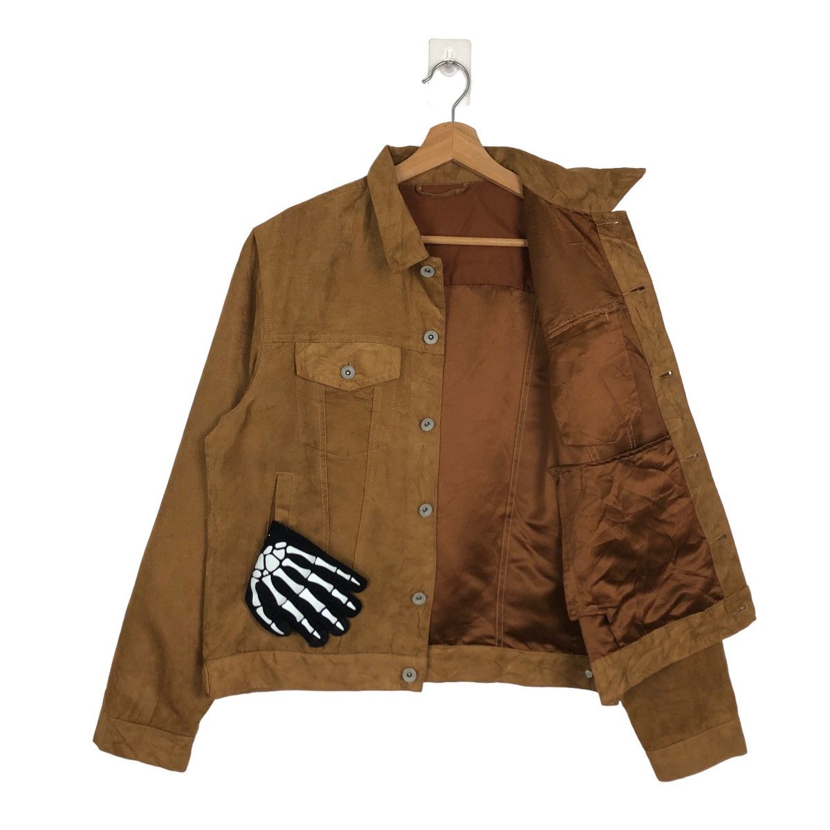 Japanese Brand 🔥VINTAGE SUEDE LEATHER CROPPED JACKET GU JAPAN ISSEY MIYAKE Size US L / EU 52-54 / 3 - 8 Thumbnail