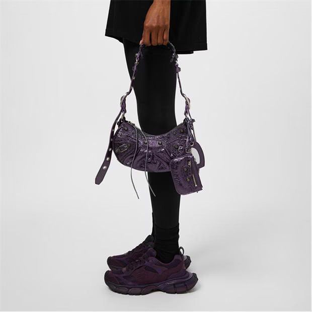 Balenciaga o1g2r1mq0924 Size: OS / Shoulder Bag in Dark Purple Size ONE SIZE - 5 Thumbnail