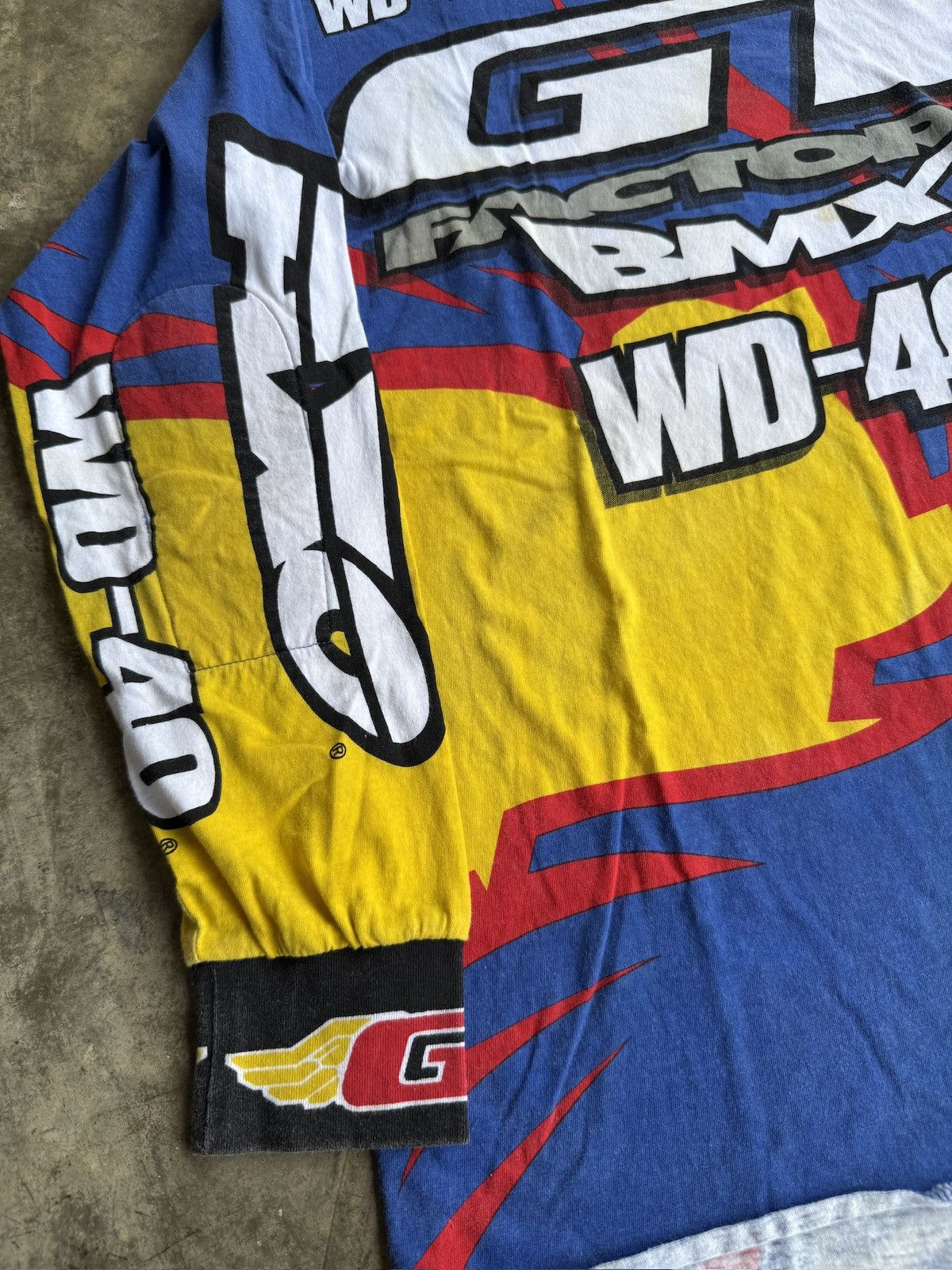 Vintage *RARE* VINTAGE 90s 00s Y2K AXO RACING BMX BIKER JERSEY SPORT Size US S / EU 44-46 / 1 - 3 Thumbnail