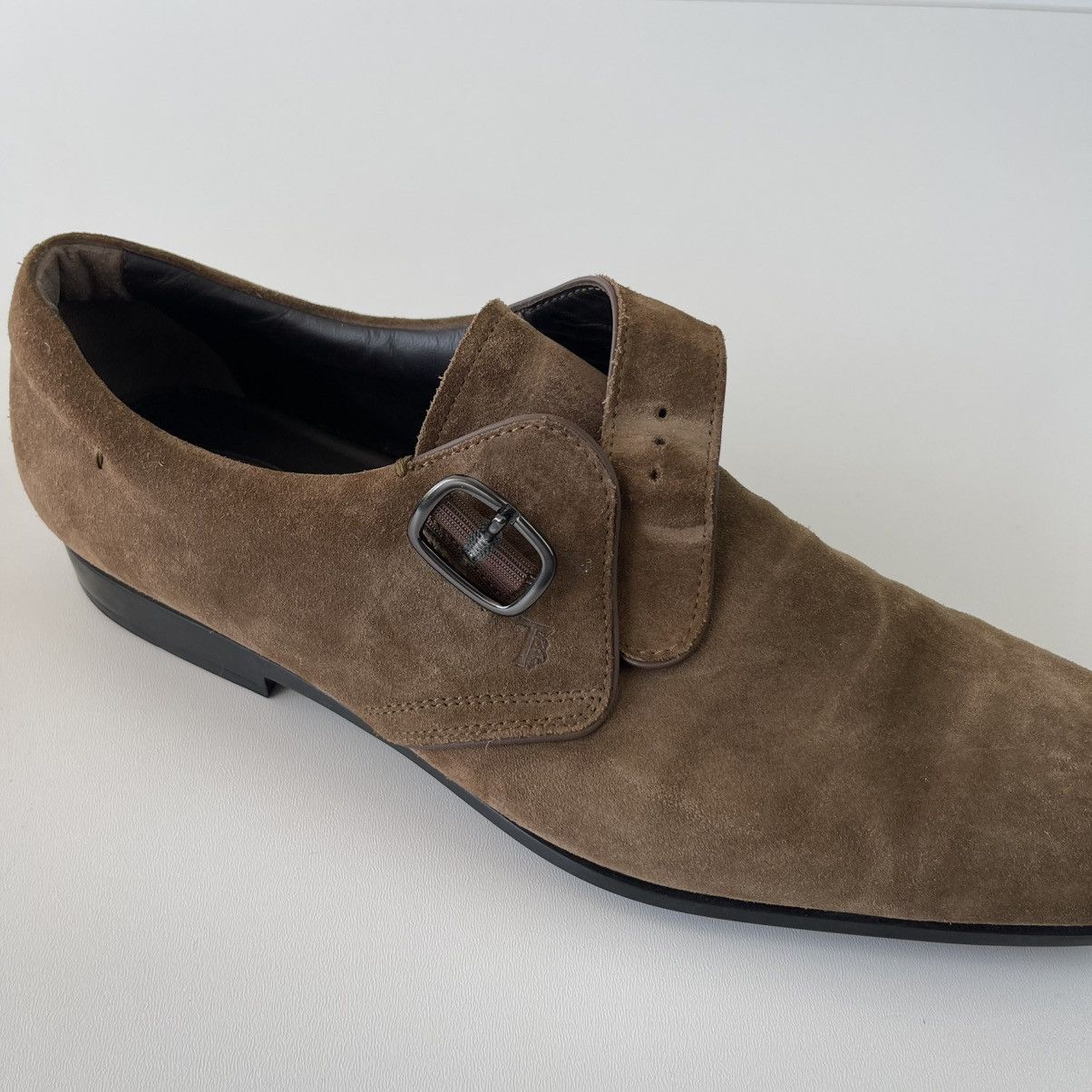 Tod's Tod’s Leather Monk Loafers Camel Made in Italy Rare Size US 10 / EU 43 - 9 Thumbnail