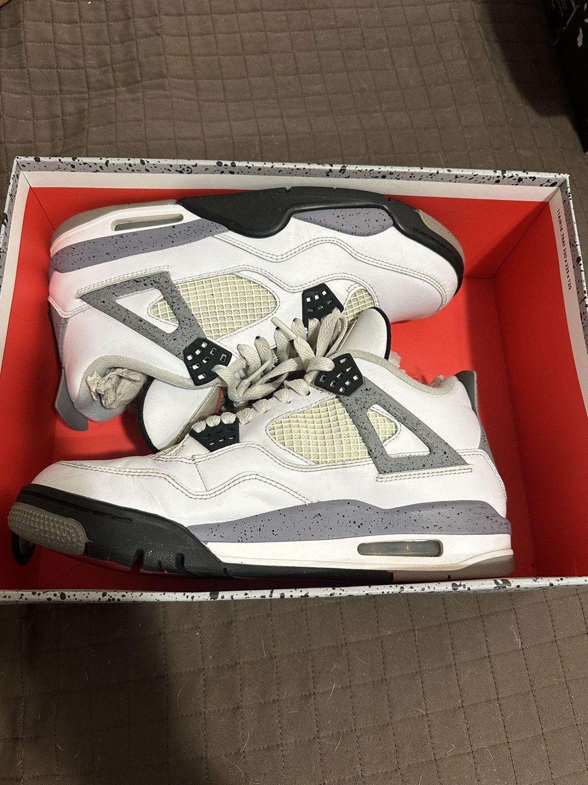 Jordan Brand × Nike Nike air Jordan white cement 2012 Size US 8.5 / EU 41-42 - 1 Thumbnail