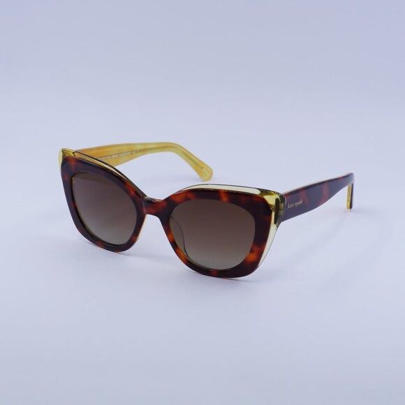 Kate Spade Kate Spade MARIGOLD/S 0086 LA Sunglasses Havana Cat Eye Size ONE SIZE - 1 Thumbnail