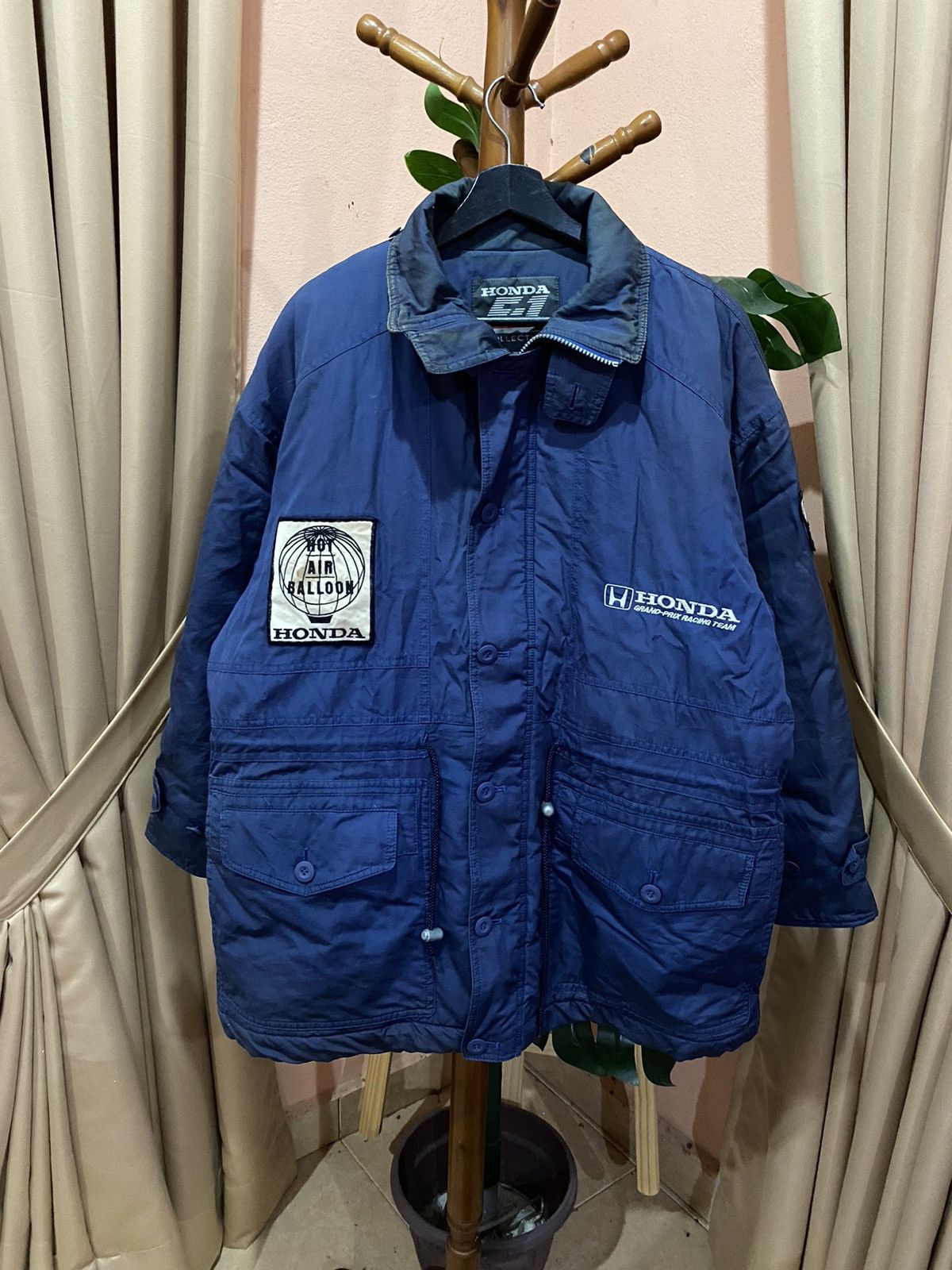Honda VINTAGE HONDA WINDBREAKER JACKET Size US L / EU 52-54 / 3 - 3 Thumbnail