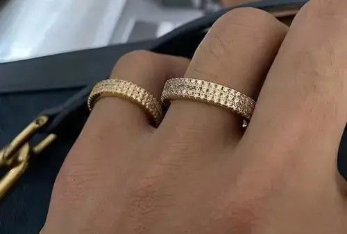Other Vintage diamond-encrusted rings Size ONE SIZE - 1 Thumbnail