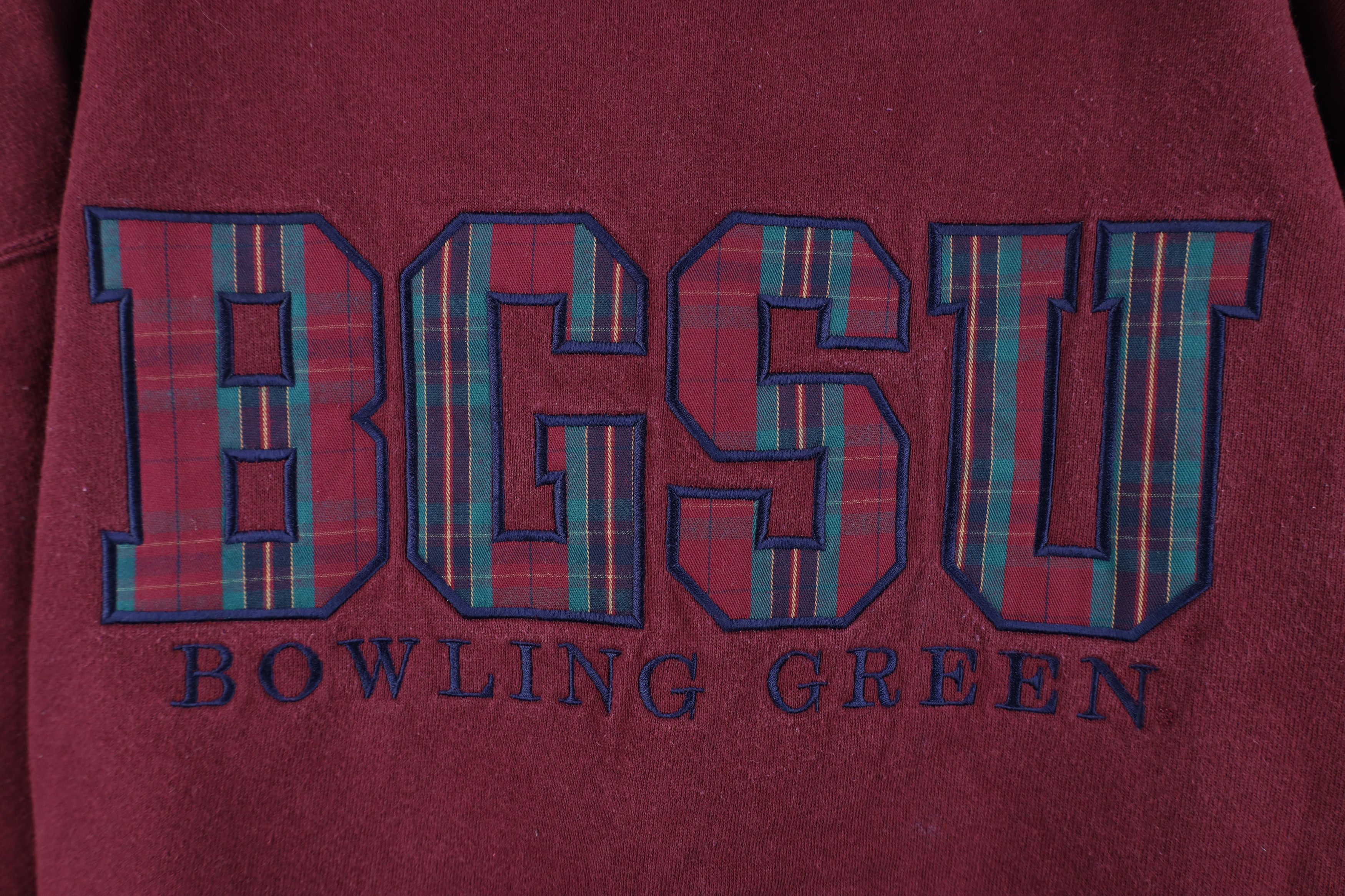 Vintage Vintage 90s Green State University Crewneck Sweatshirt USA Size US XXL / EU 58 / 5 - 4 Thumbnail