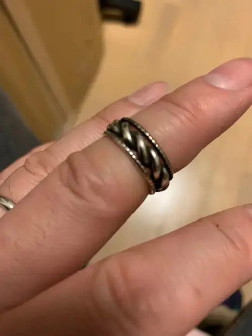Ring Of Fire Big Cross Ring 🔥 🔥 🔥 Size ONE SIZE - 4 Thumbnail