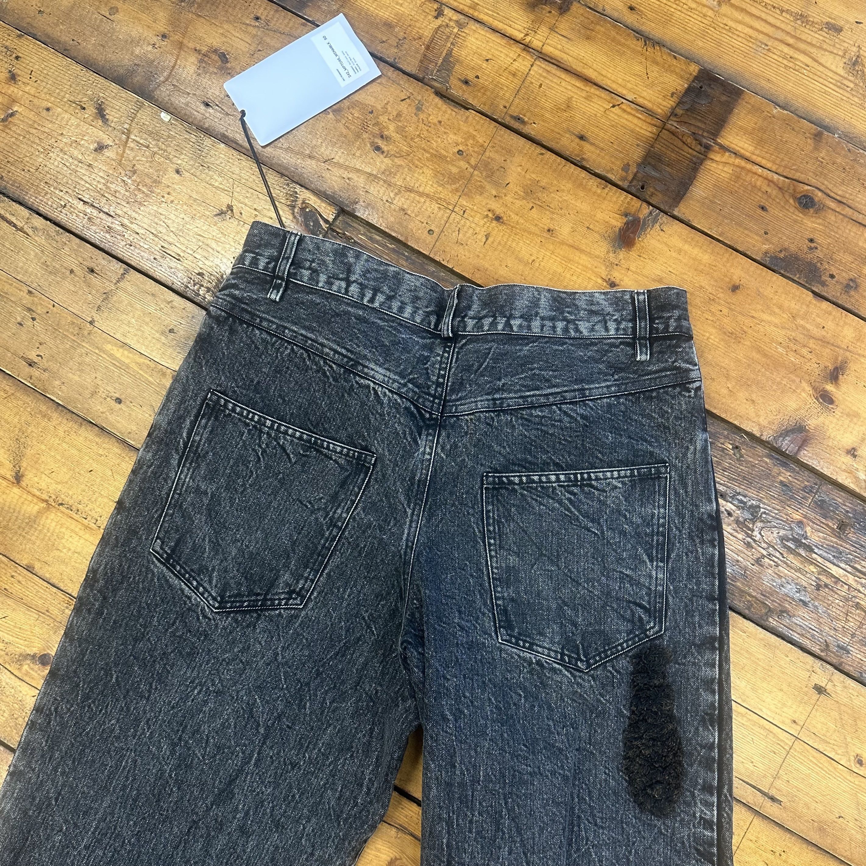 Song For The Mute Song For The Mute Acid Wash Denim Black Boyfriend Jeans Size US 34 / EU 50 - 7 Thumbnail