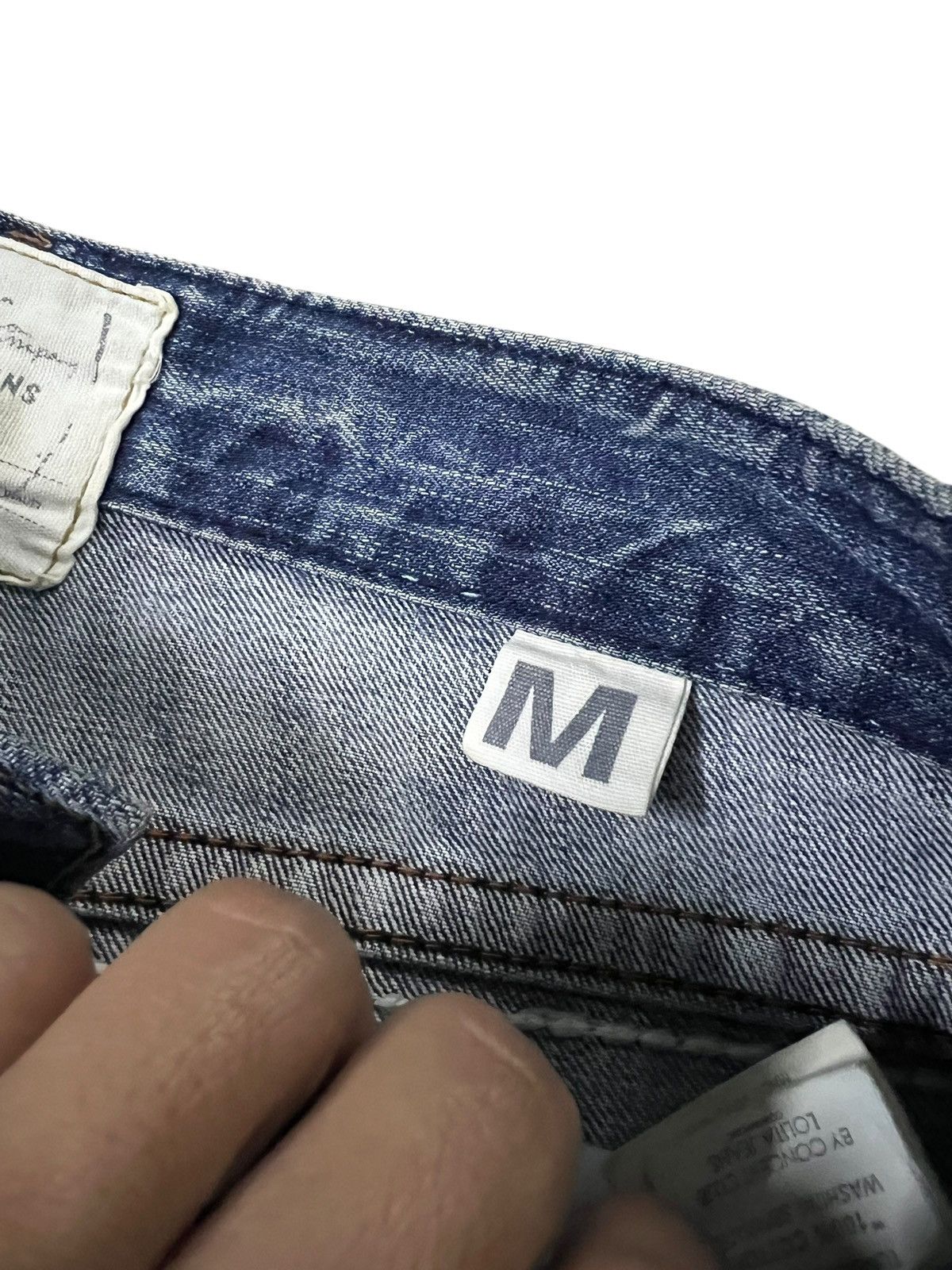 If Six Was Nine Lolita By Concert Club Washed Distress Jean Size US 31 - 12 Thumbnail