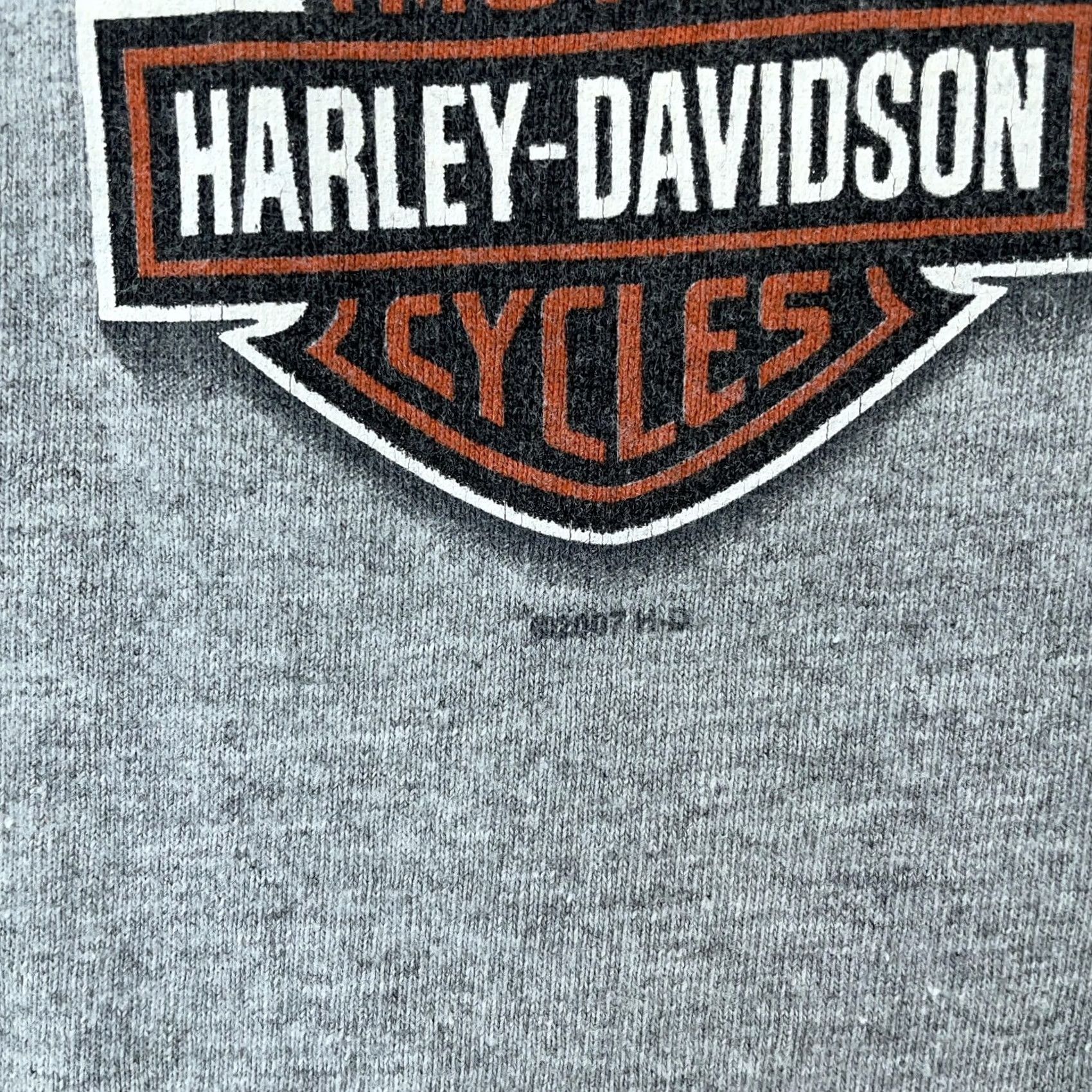 Harley Davidson Harley-Davidson Shirt L/XL Gray Sleeveless Tank Top USA Vintage? No (adjusted for clarity) Size US L / EU 52-54 / 3 - 5 Thumbnail